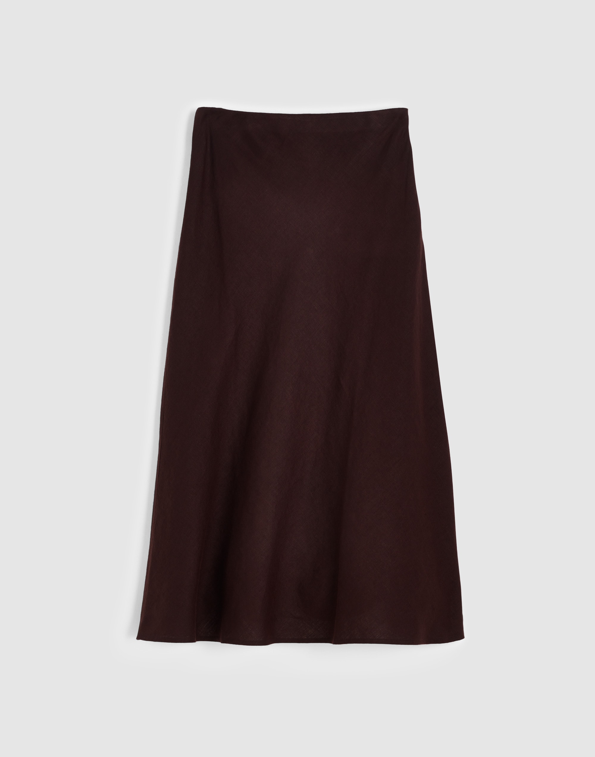 Linen Maxi Slip Skirt