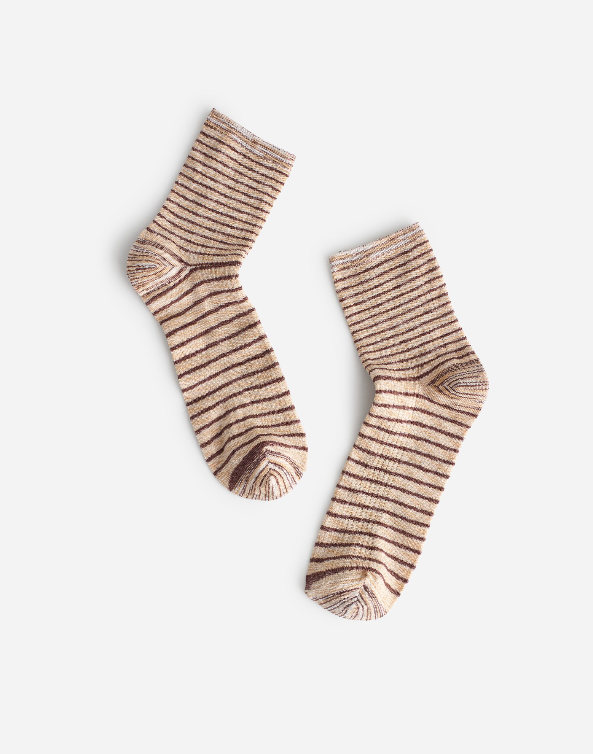 Multicolor Stripe Ankle Socks