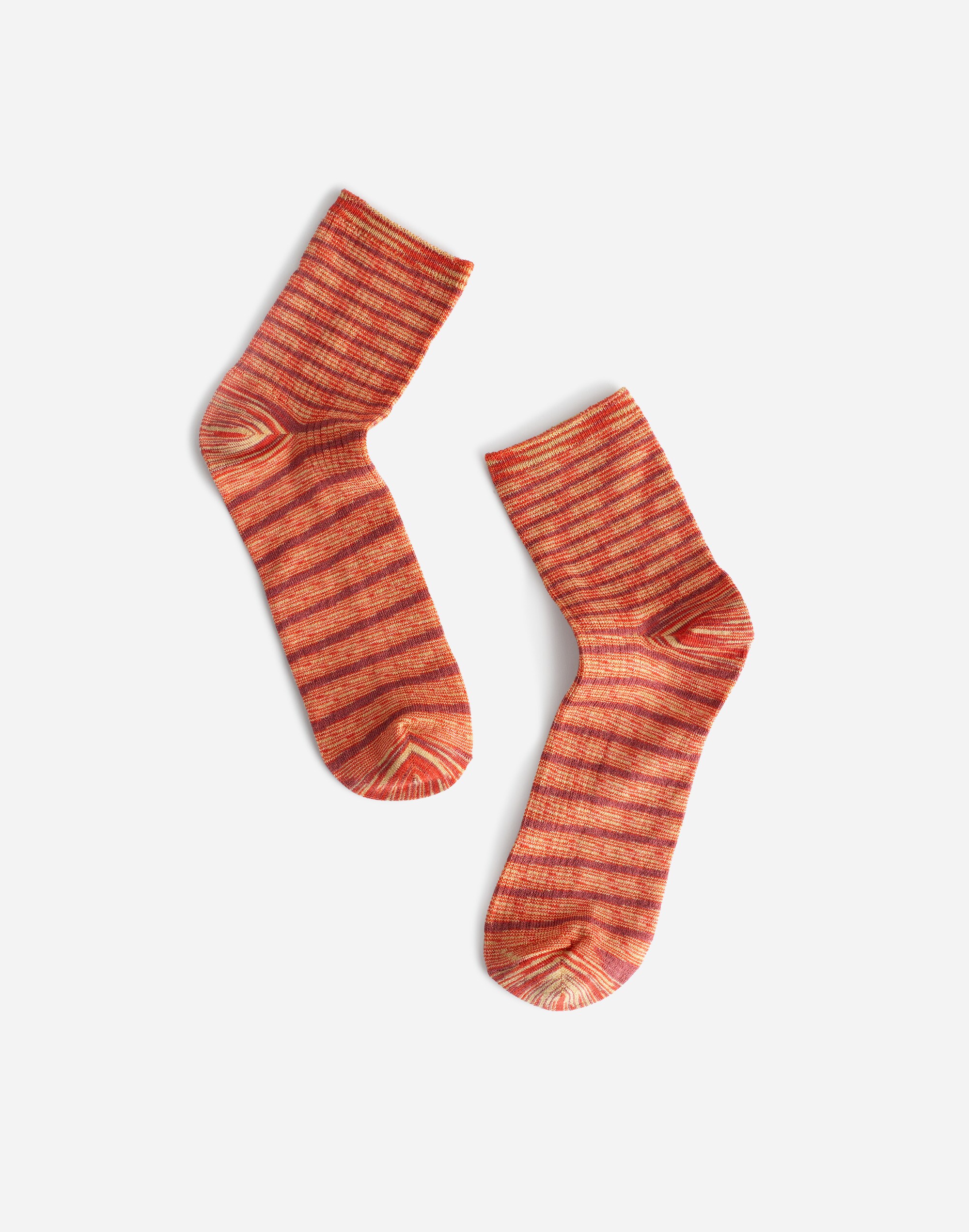 Multicolor Stripe Ankle Socks