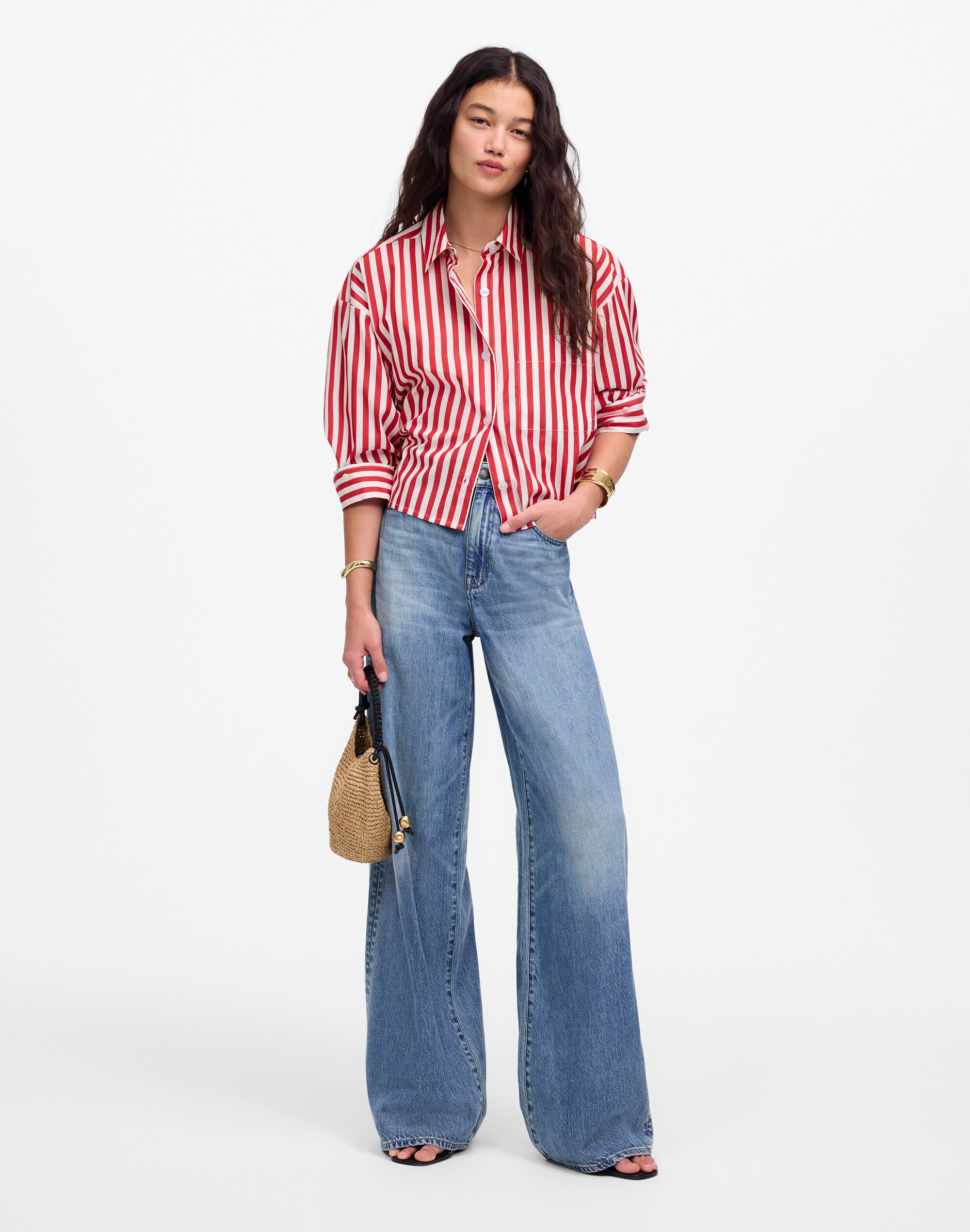Straight-Hem Shirt