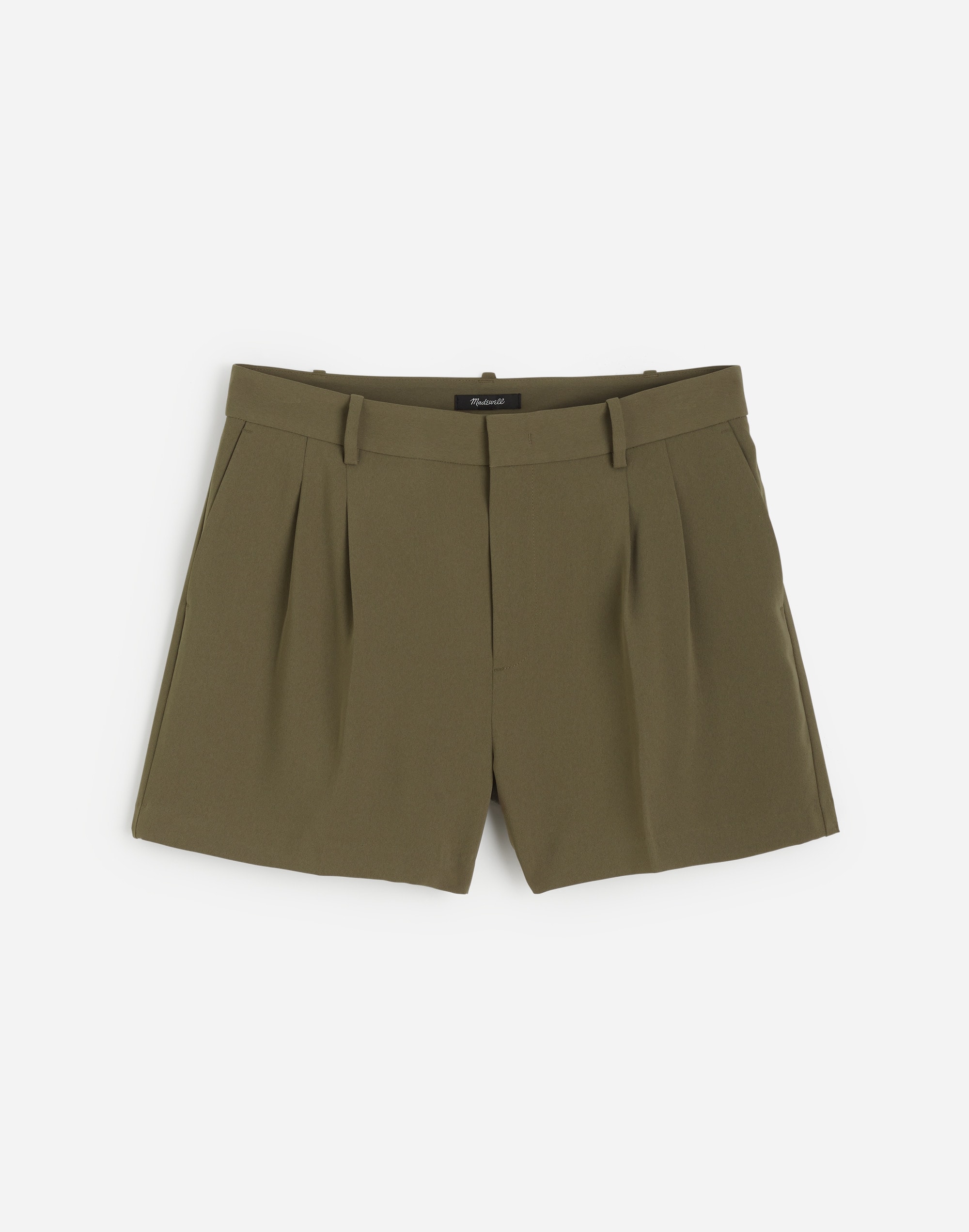 Easy Pleated Trouser Shorts in Crepe