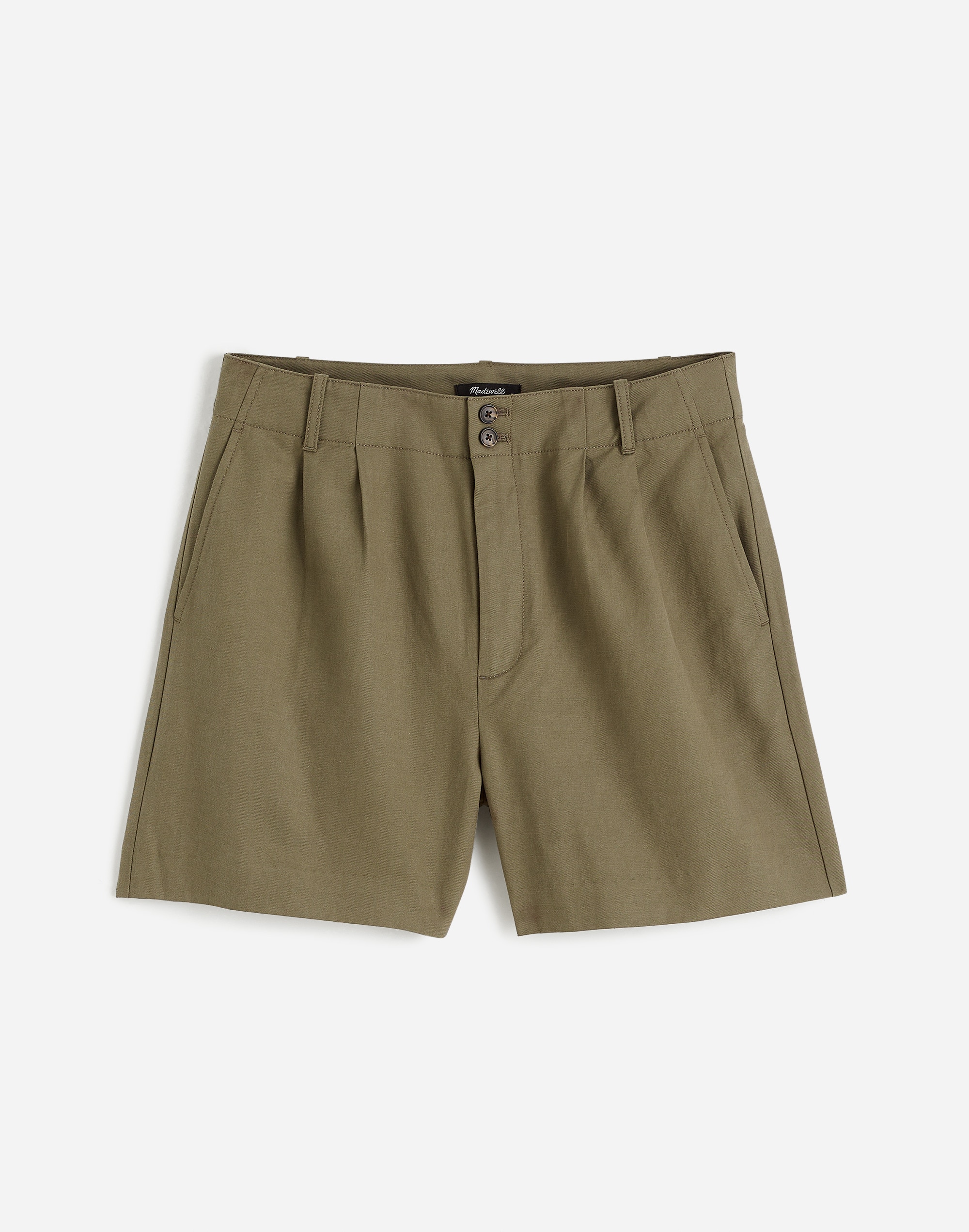 The Drapey Twill Pleated Short