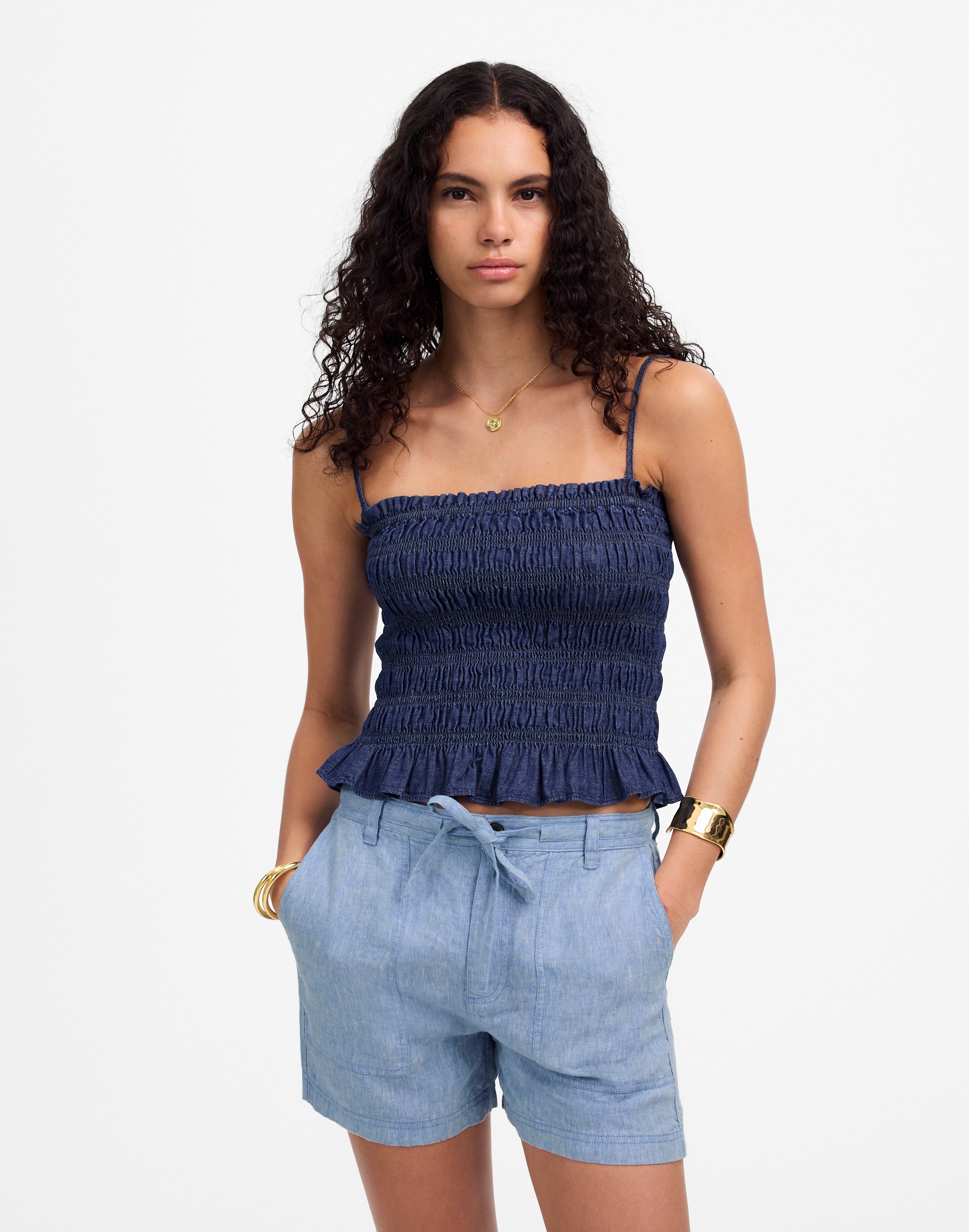 Pull-On Drawstring Shorts