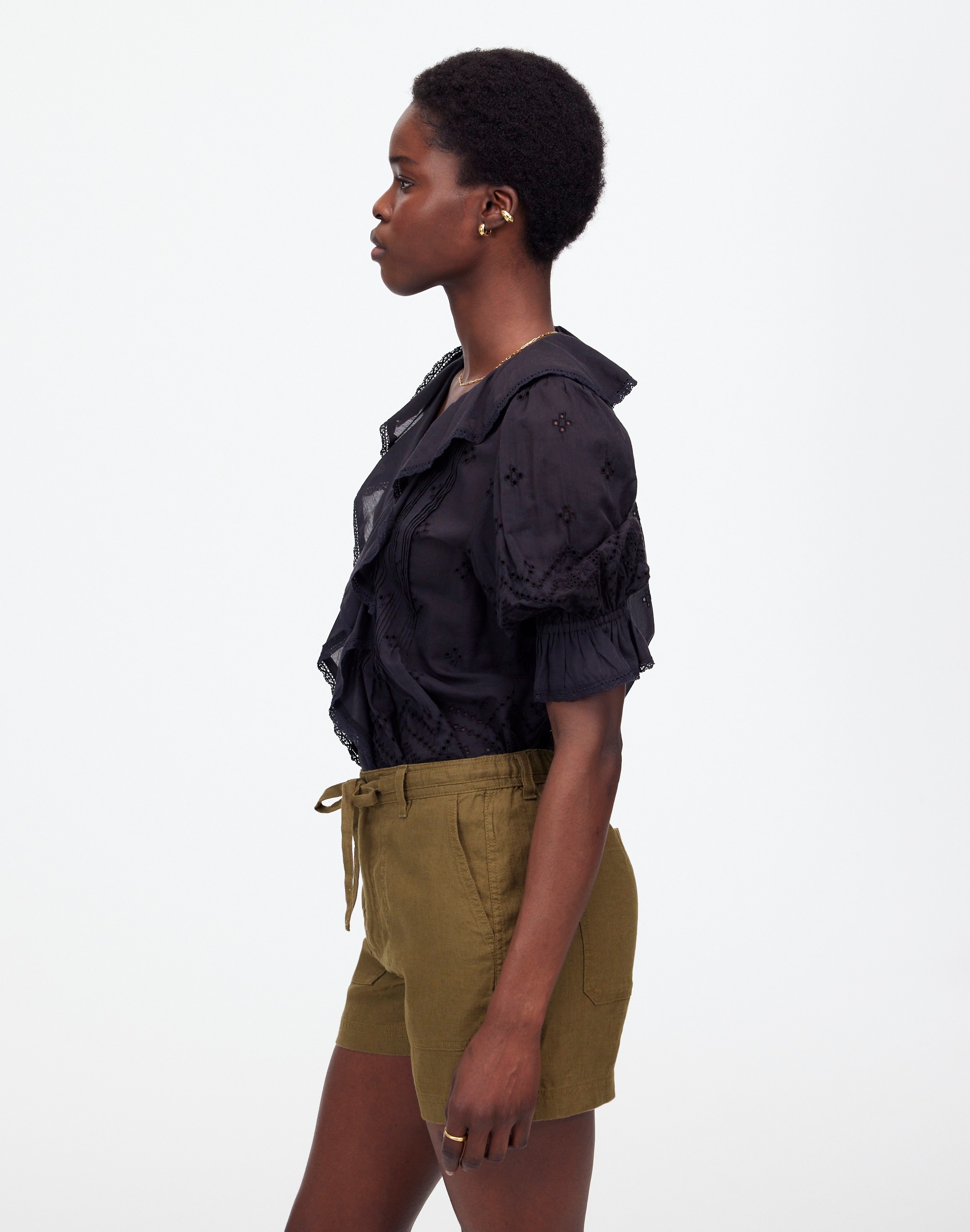 Pull-On Drawstring Shorts