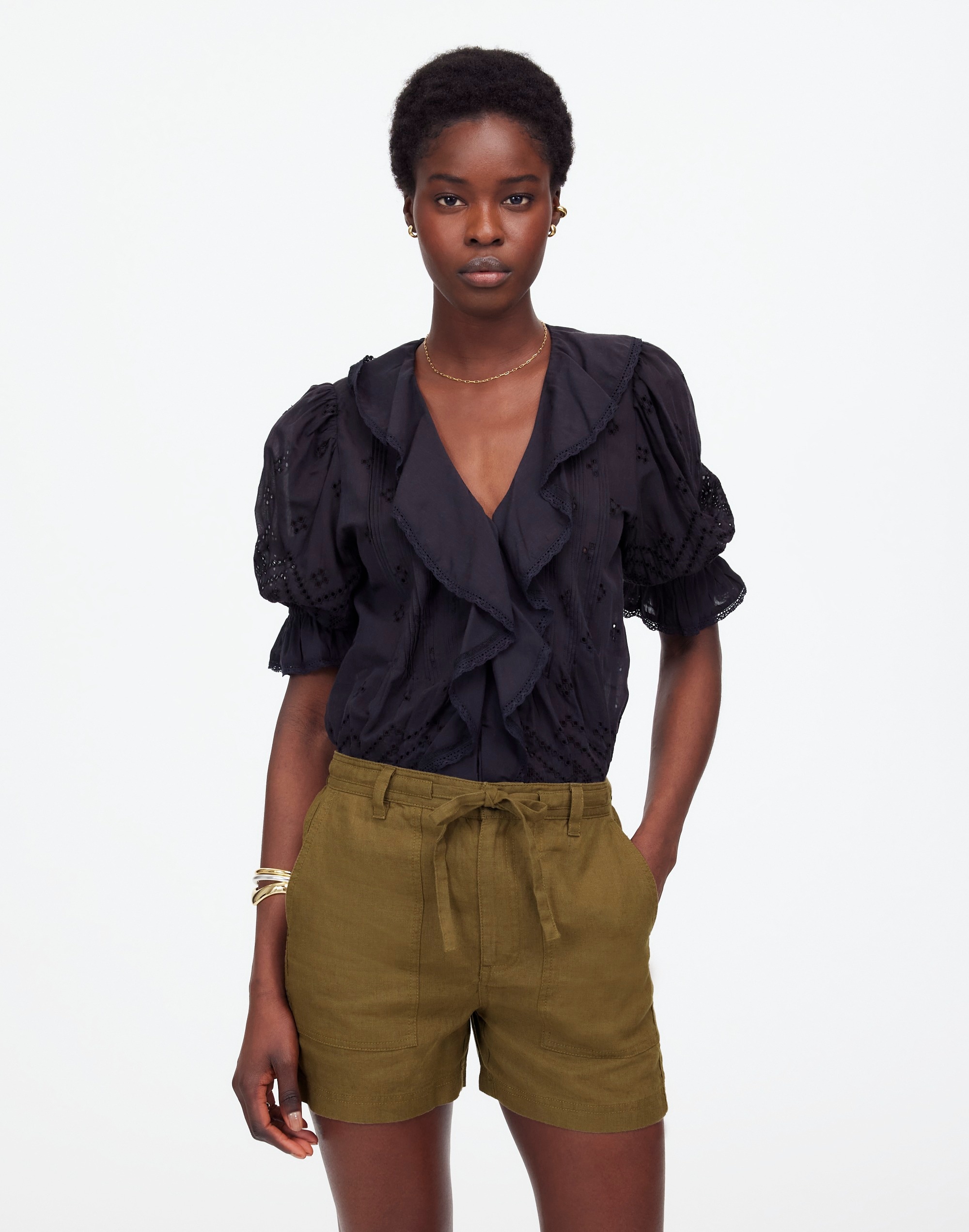 Pull-On Drawstring Shorts