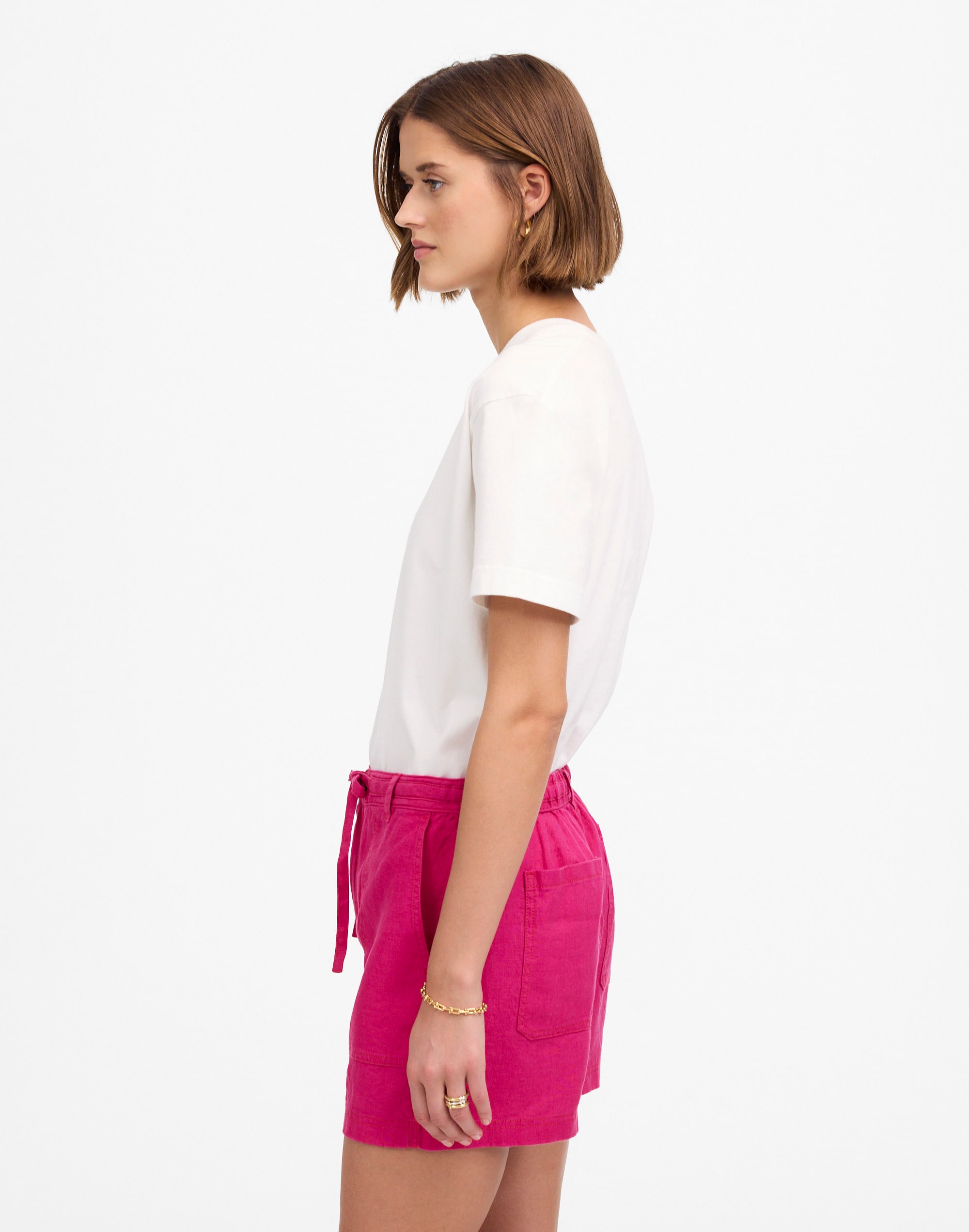 Pull-On Drawstring Shorts