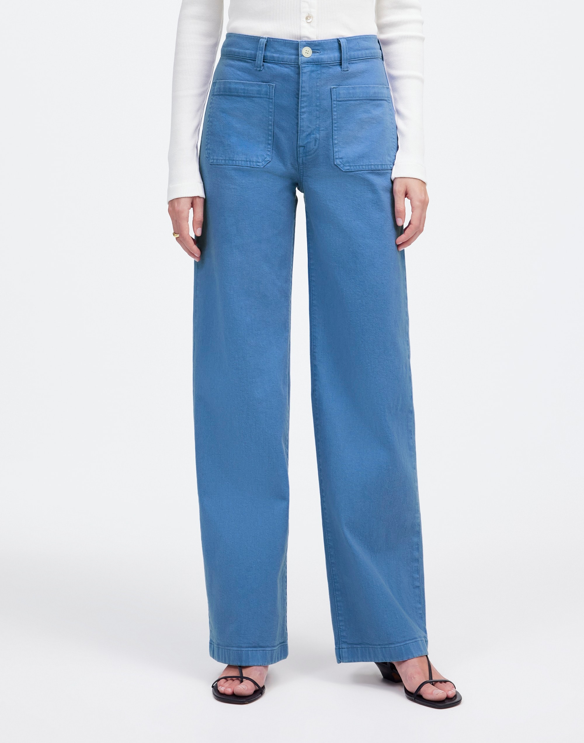 The Emmett Wide-Leg Pant: Patch Pocket Edition