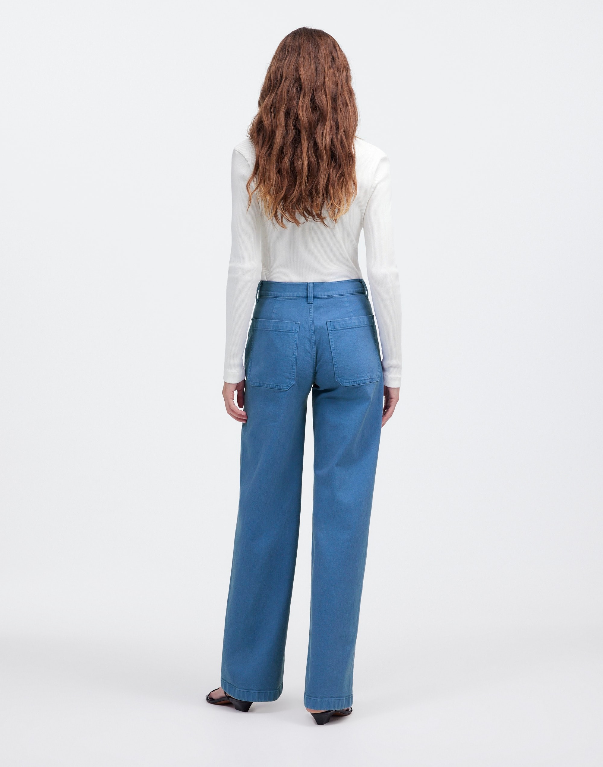The Emmett Wide-Leg Pant: Patch Pocket Edition