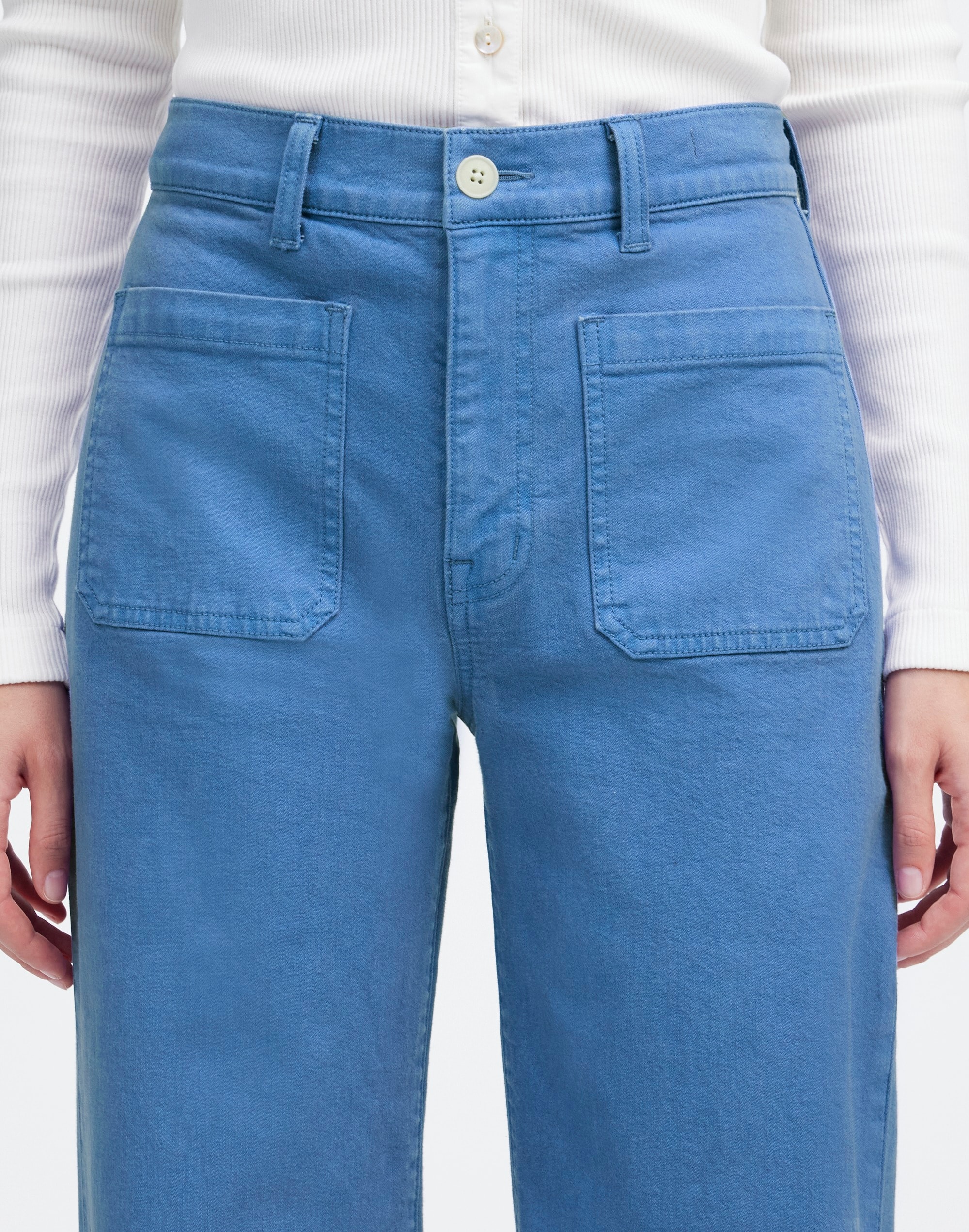 The Emmett Wide-Leg Pant: Patch Pocket Edition