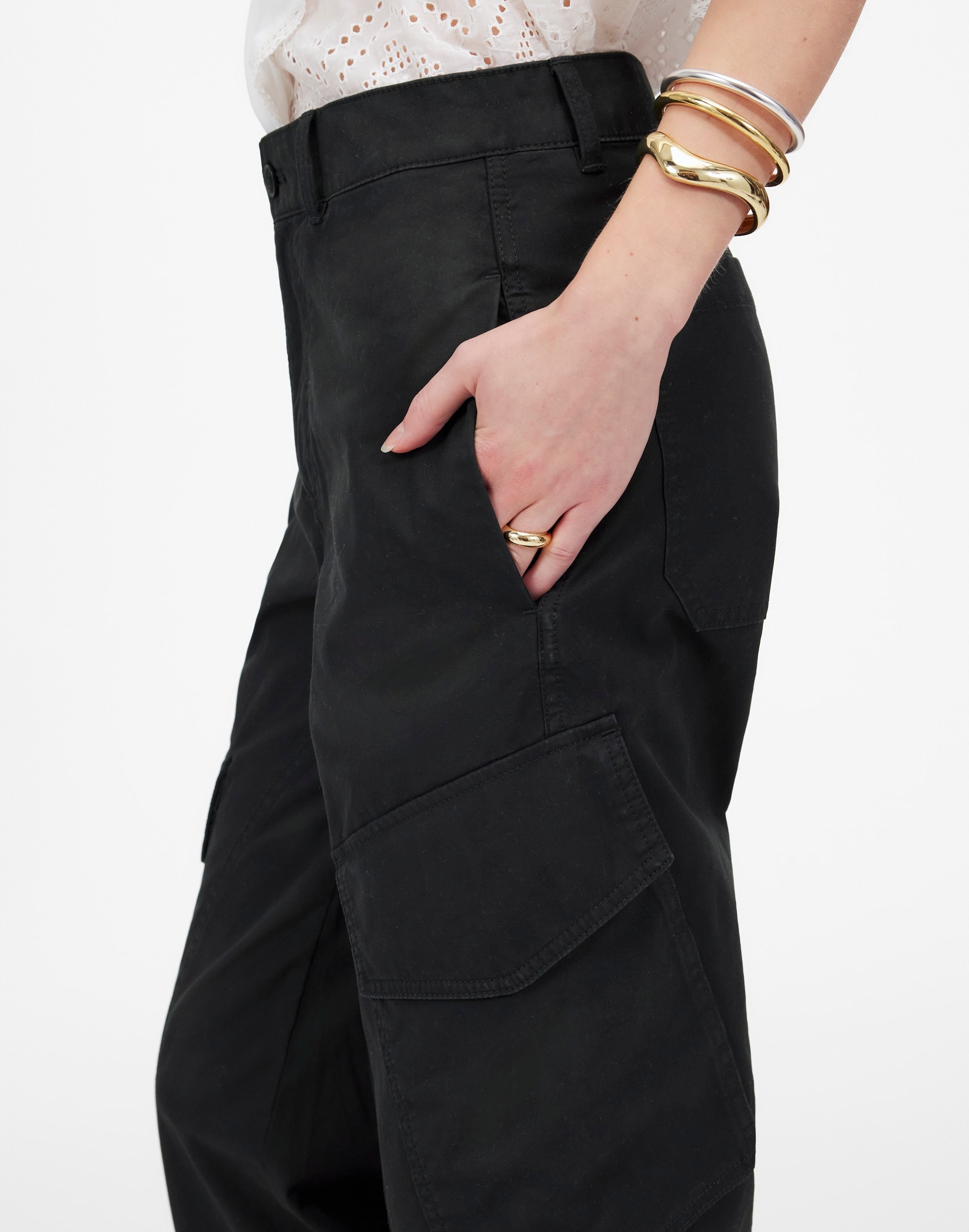 The Barrel-Leg Utility Pant in Garment-Dyed Twill
