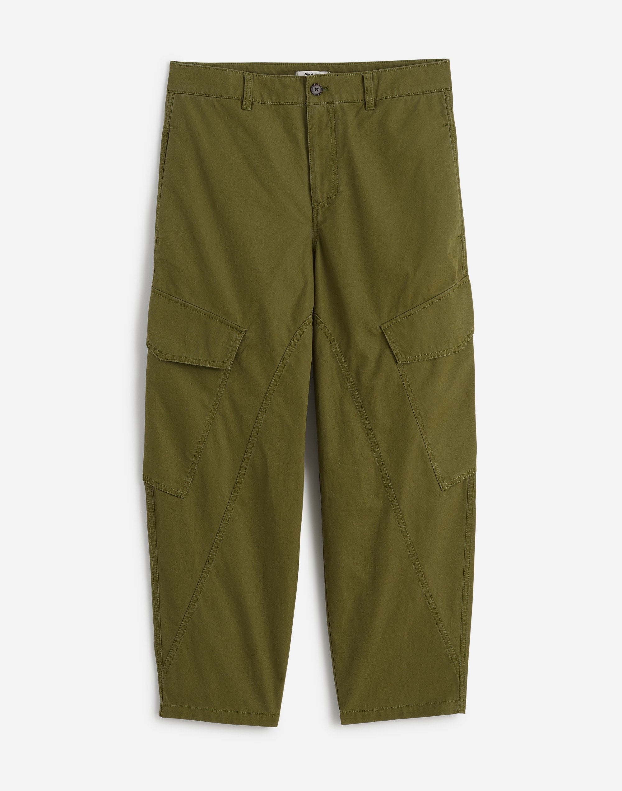 The Barrel-Leg Utility Pant in Garment-Dyed Twill