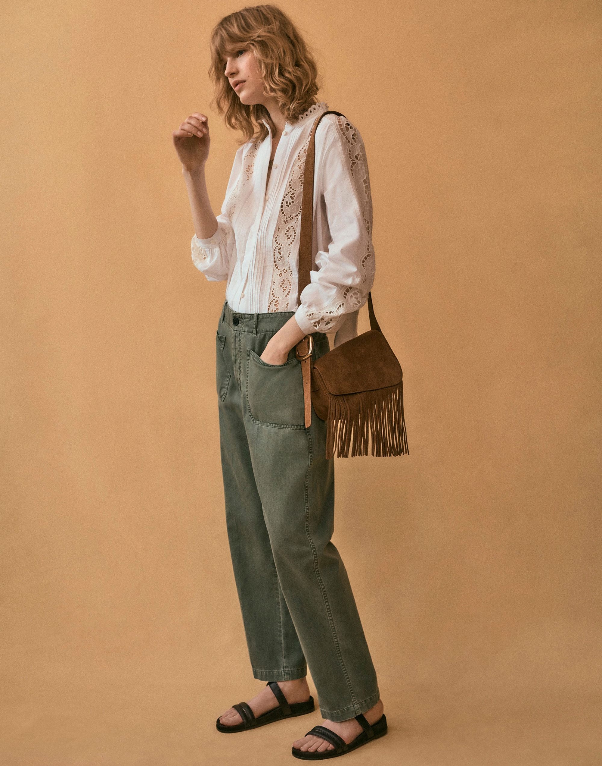 The Tall Taper-Leg Utility Pant in Garment-Dyed Twill Alternate Image 7