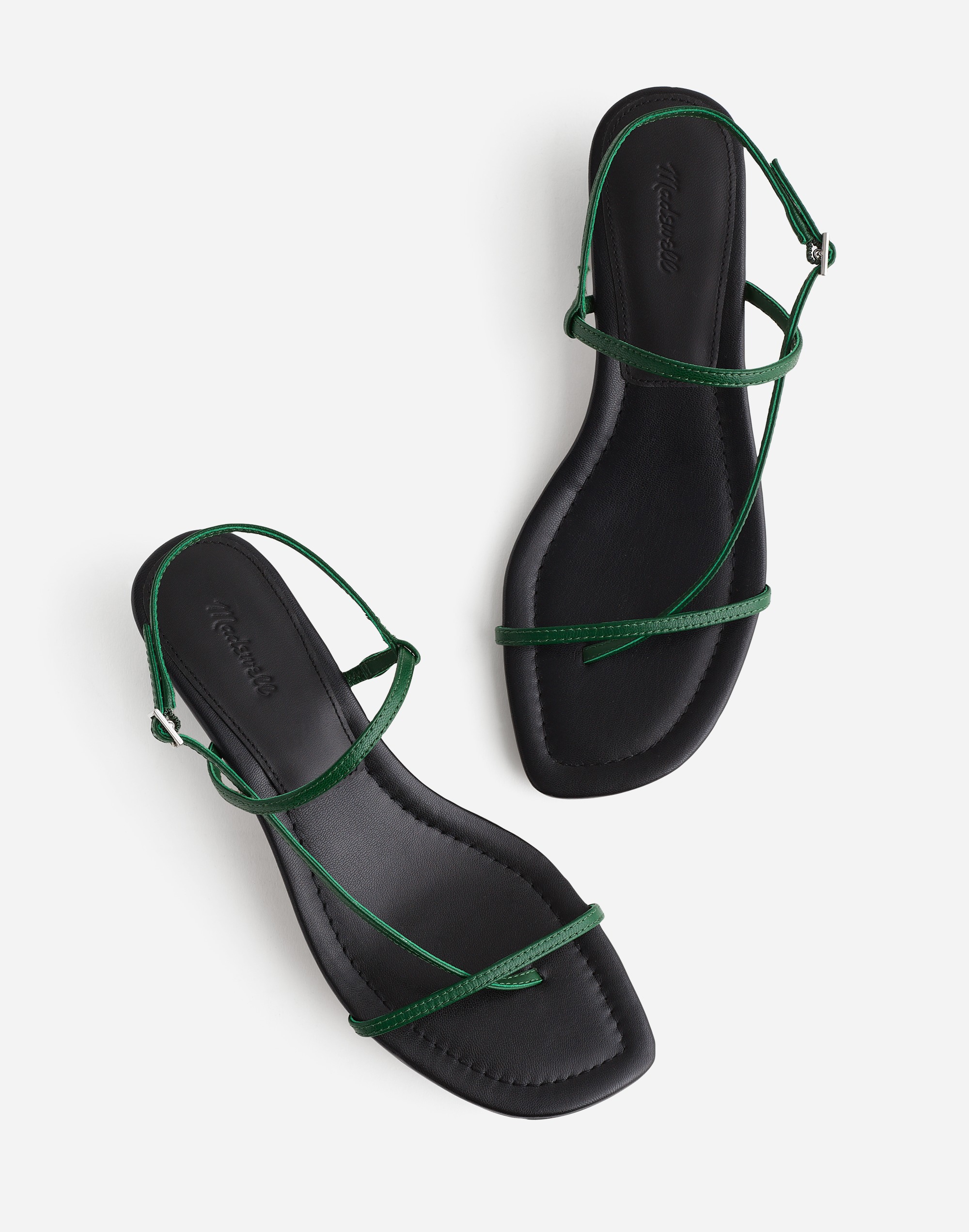 The Maycie Asymmetric T-Strap Sandal