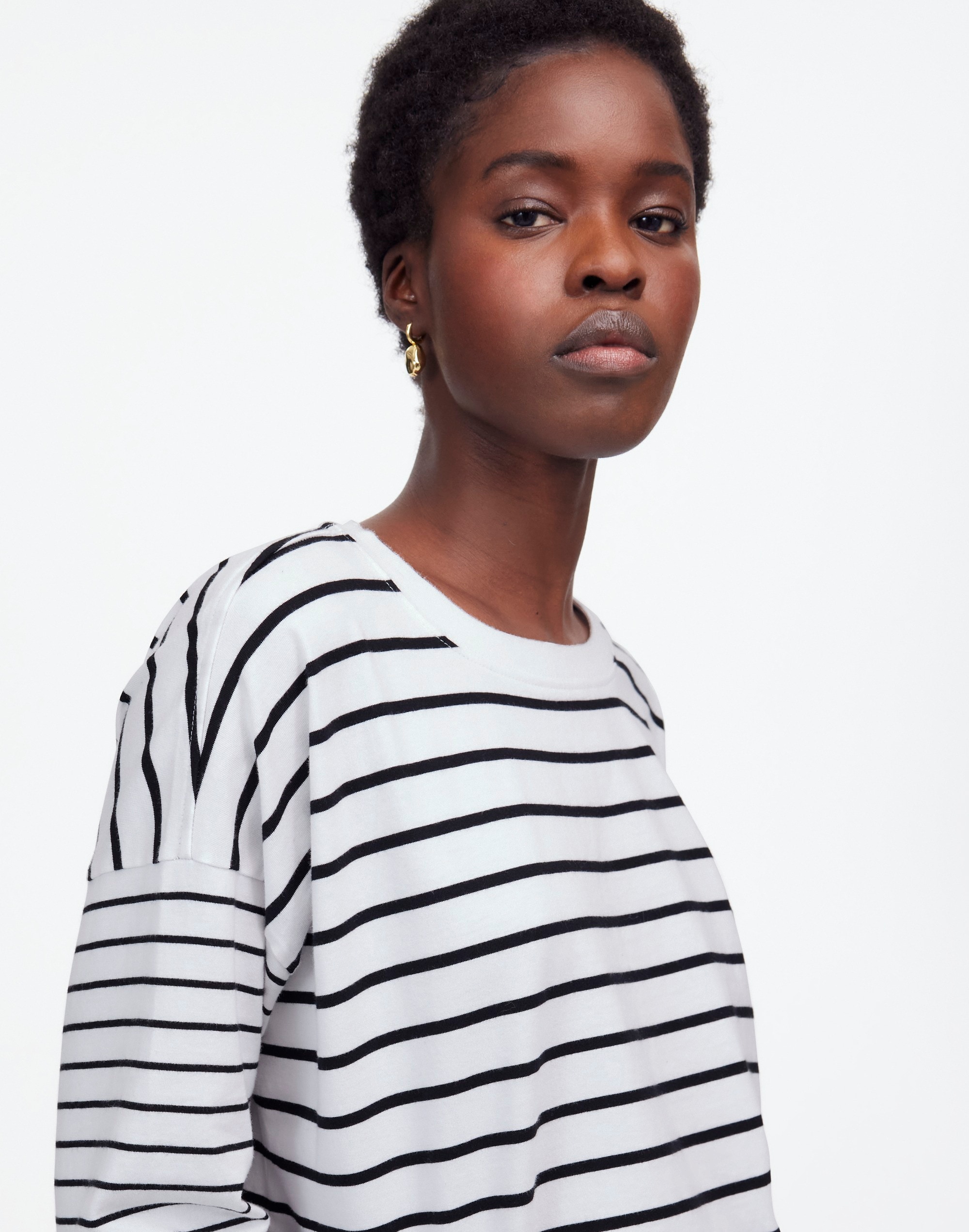 Easy Crewneck Long-Sleeve Tee