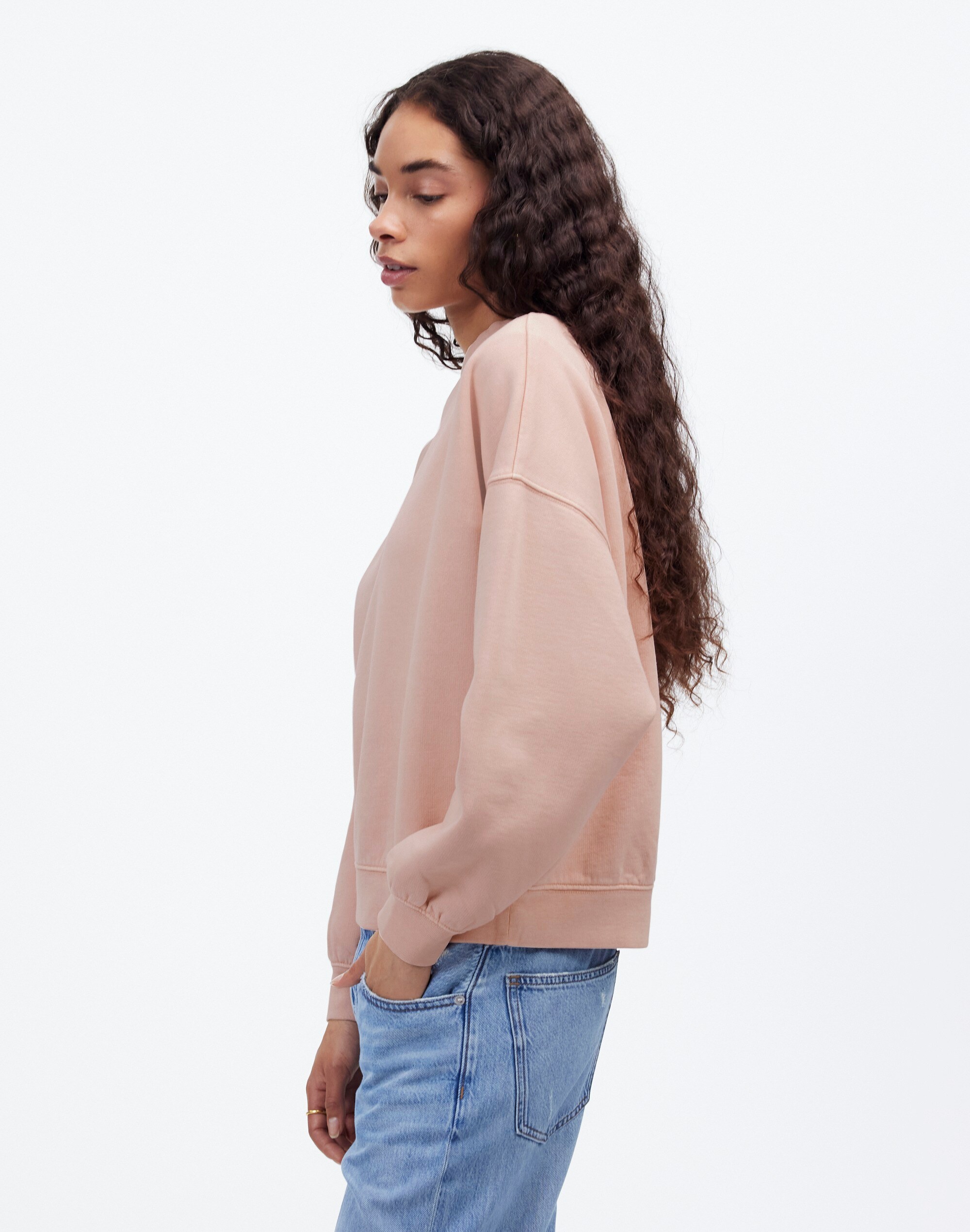 Relaxed Mockneck Sweatshirt