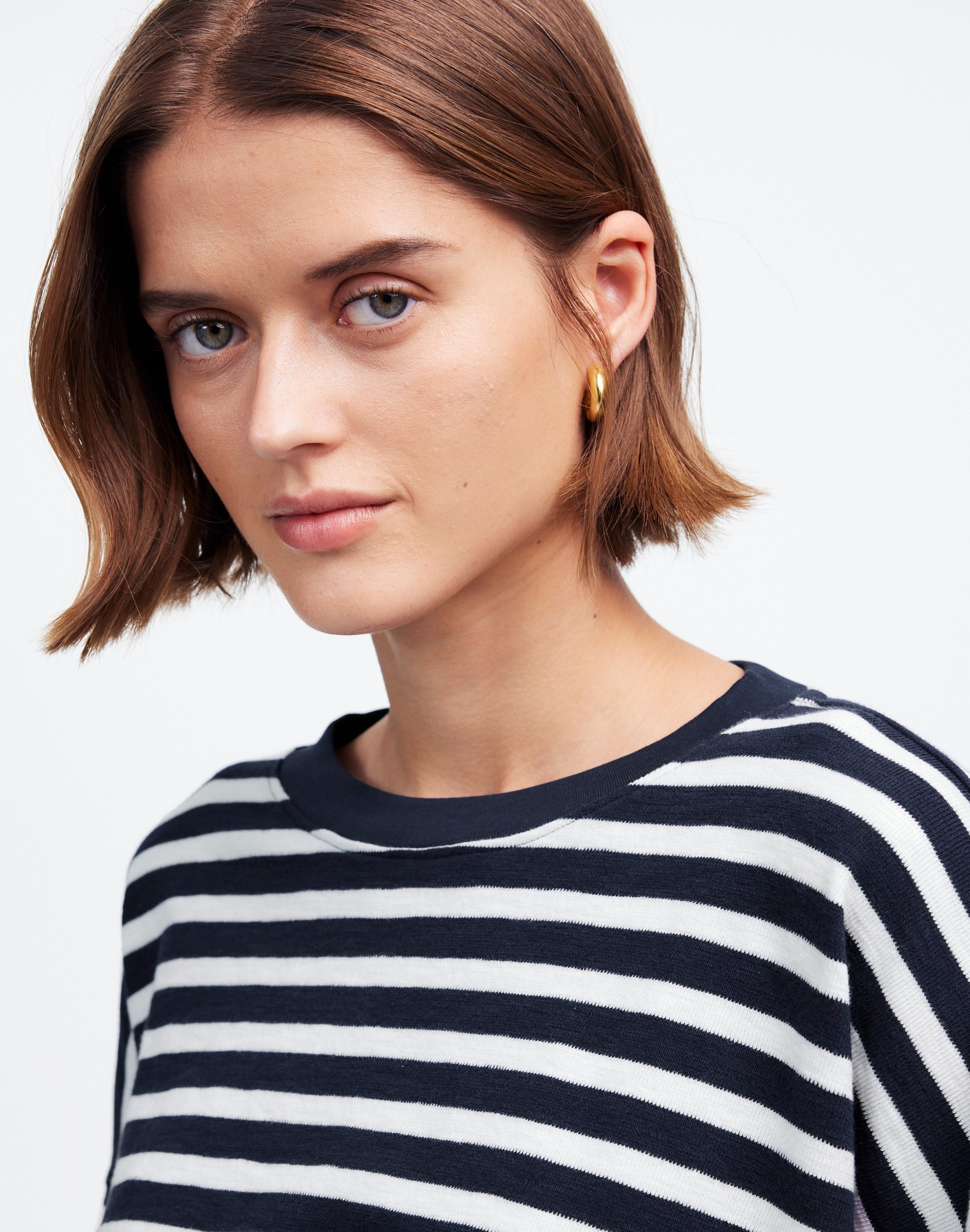 Easy Crewneck Long-Sleeve Tee