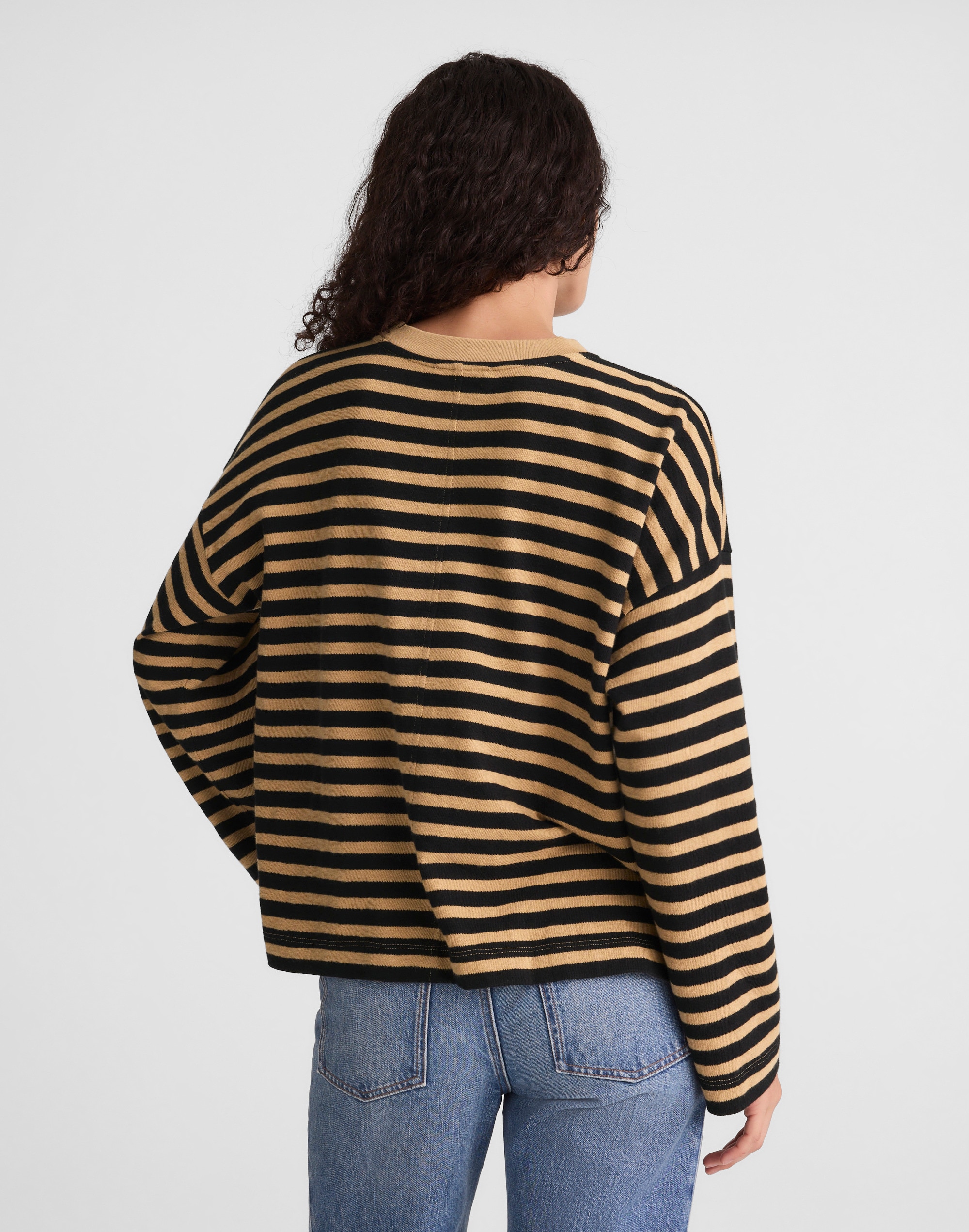 Easy Crewneck Long-Sleeve Tee