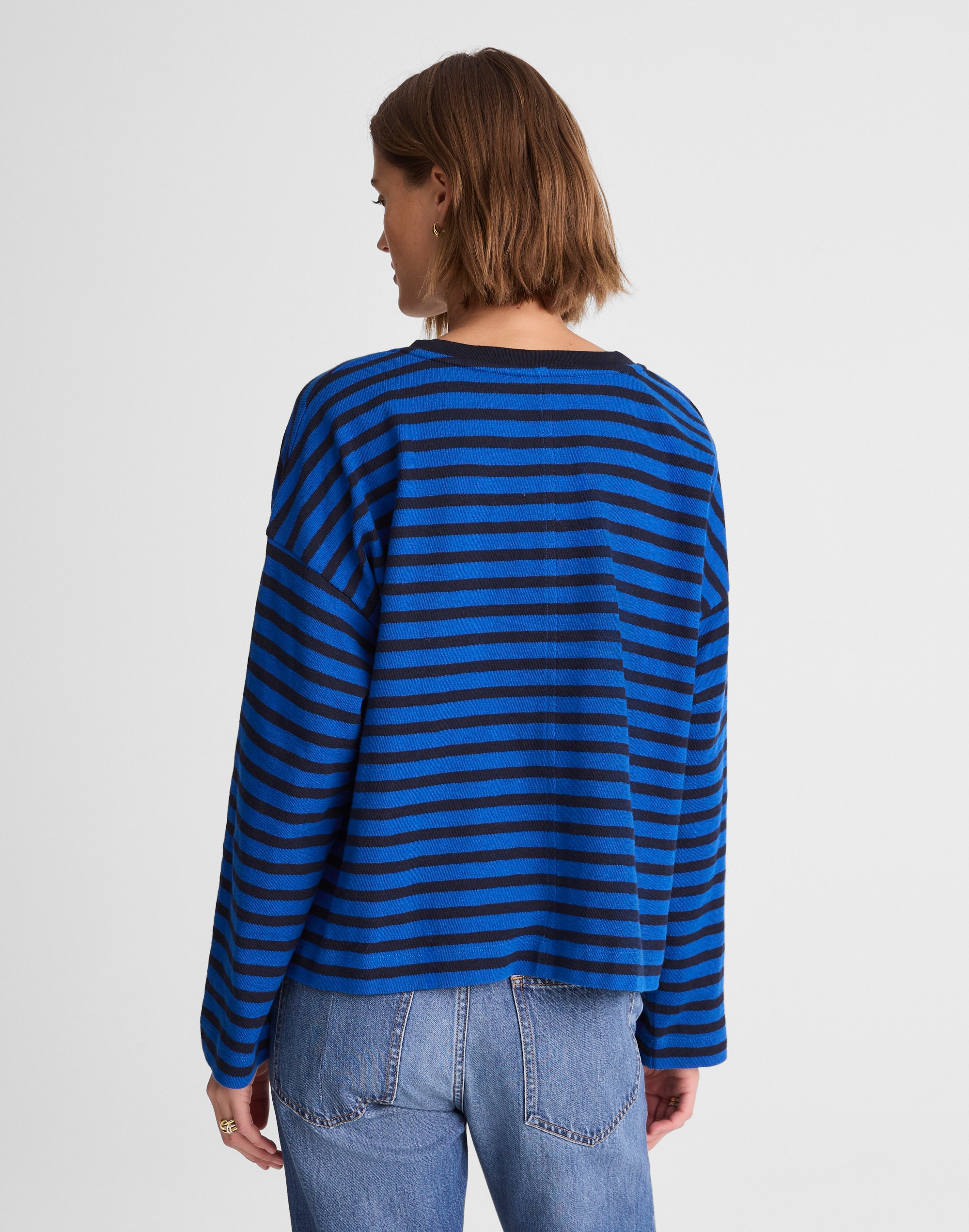 Easy Crewneck Long-Sleeve Tee