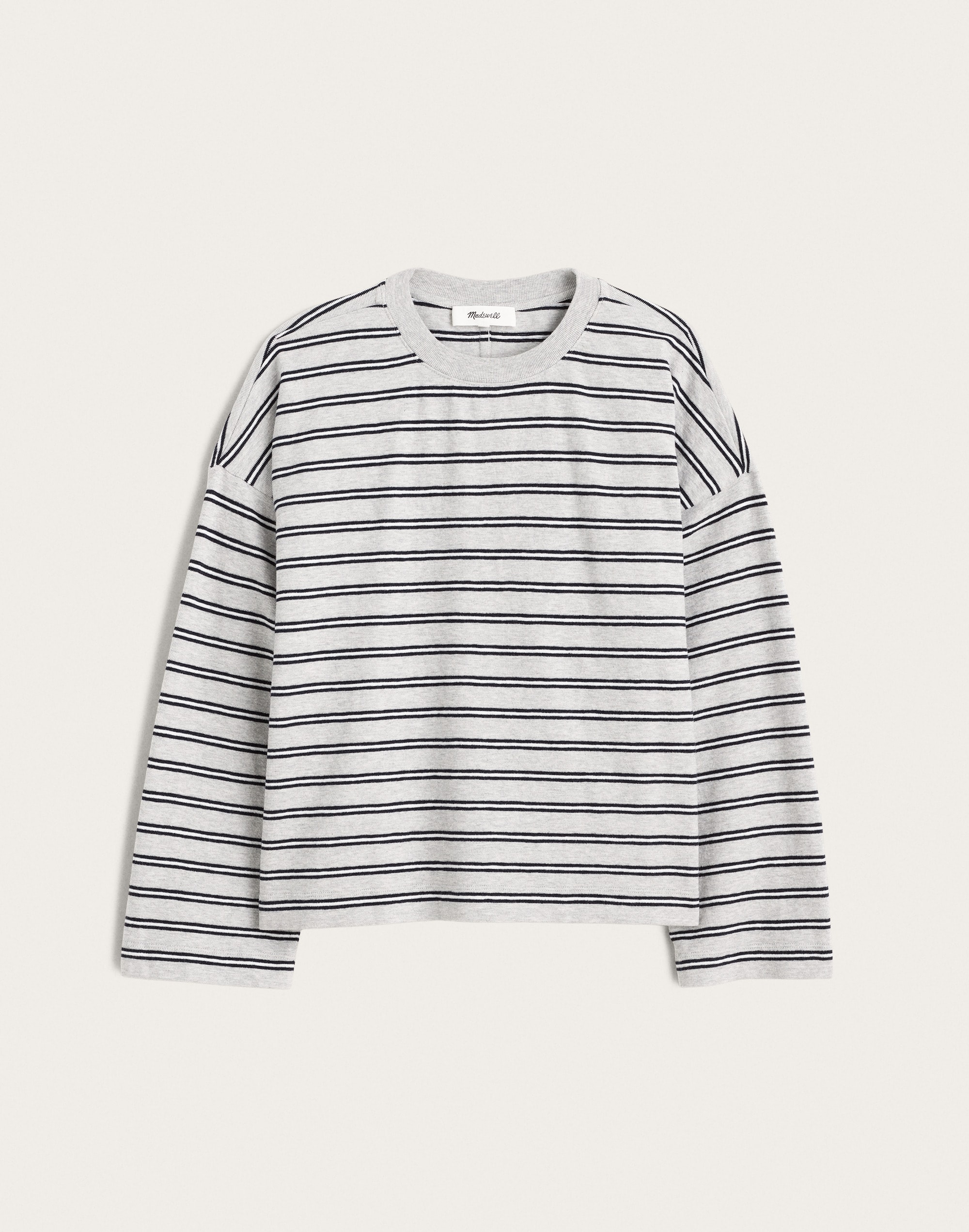 Easy Crewneck Long-Sleeve Tee in Sunday Slub by Madewell