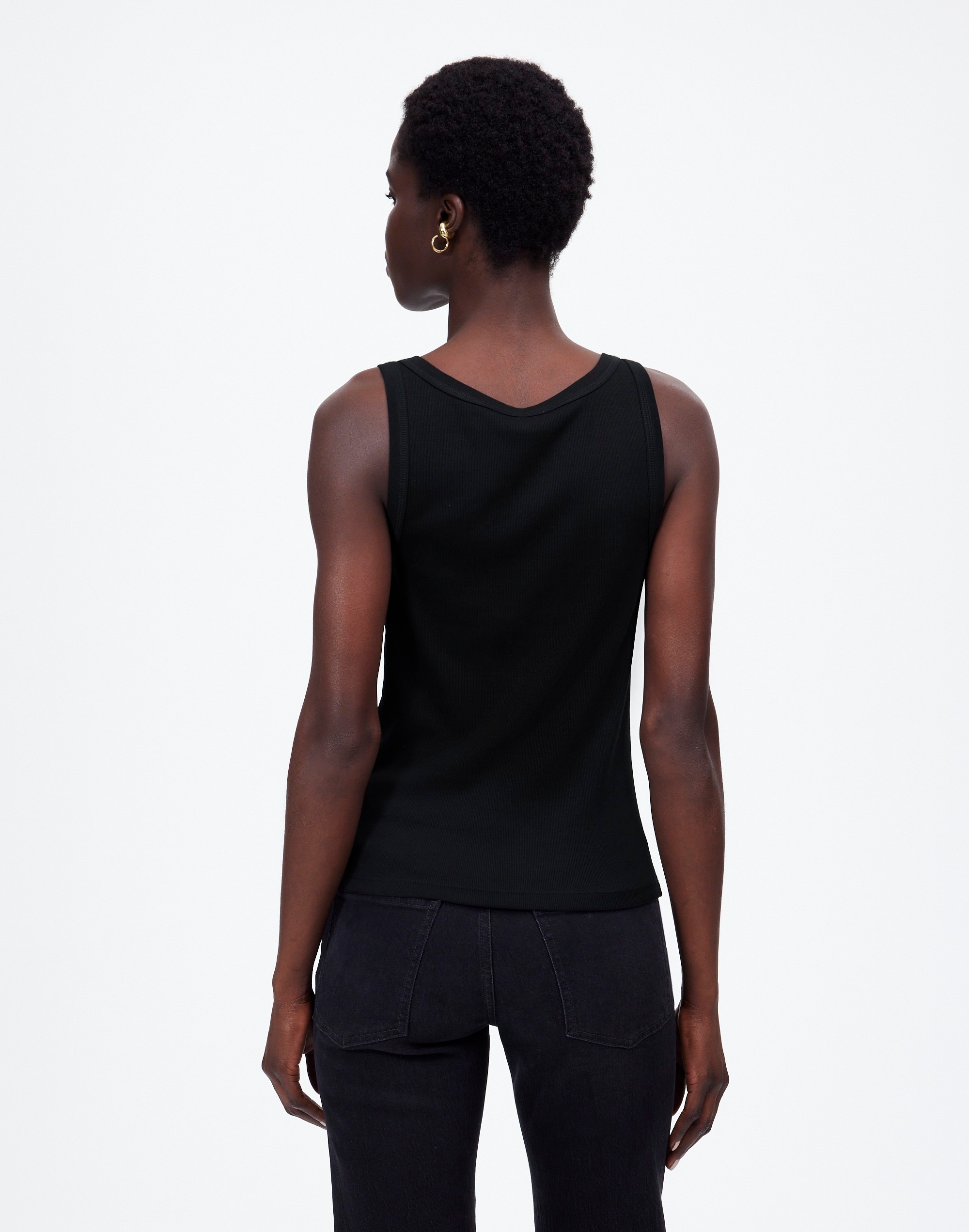 (Re)generative Cotton Essential High-Neck Tank