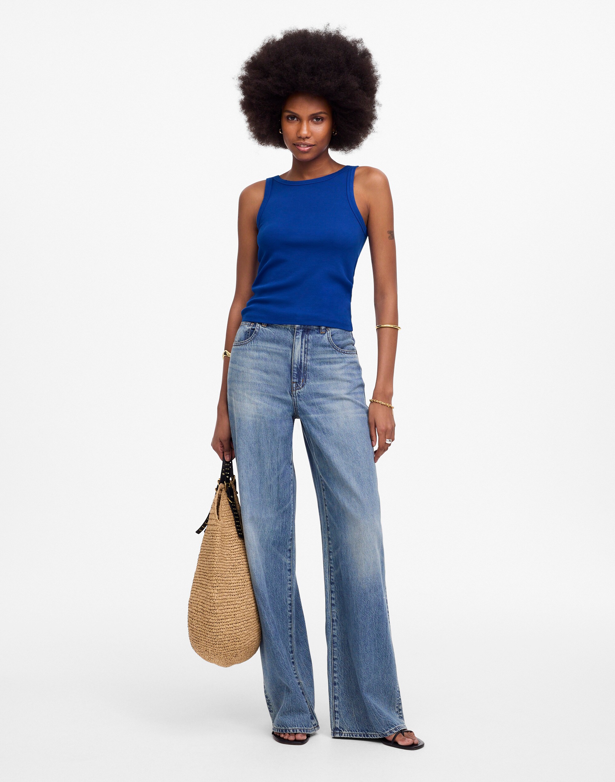 (Re)generative Cotton Essential High-Neck Tank