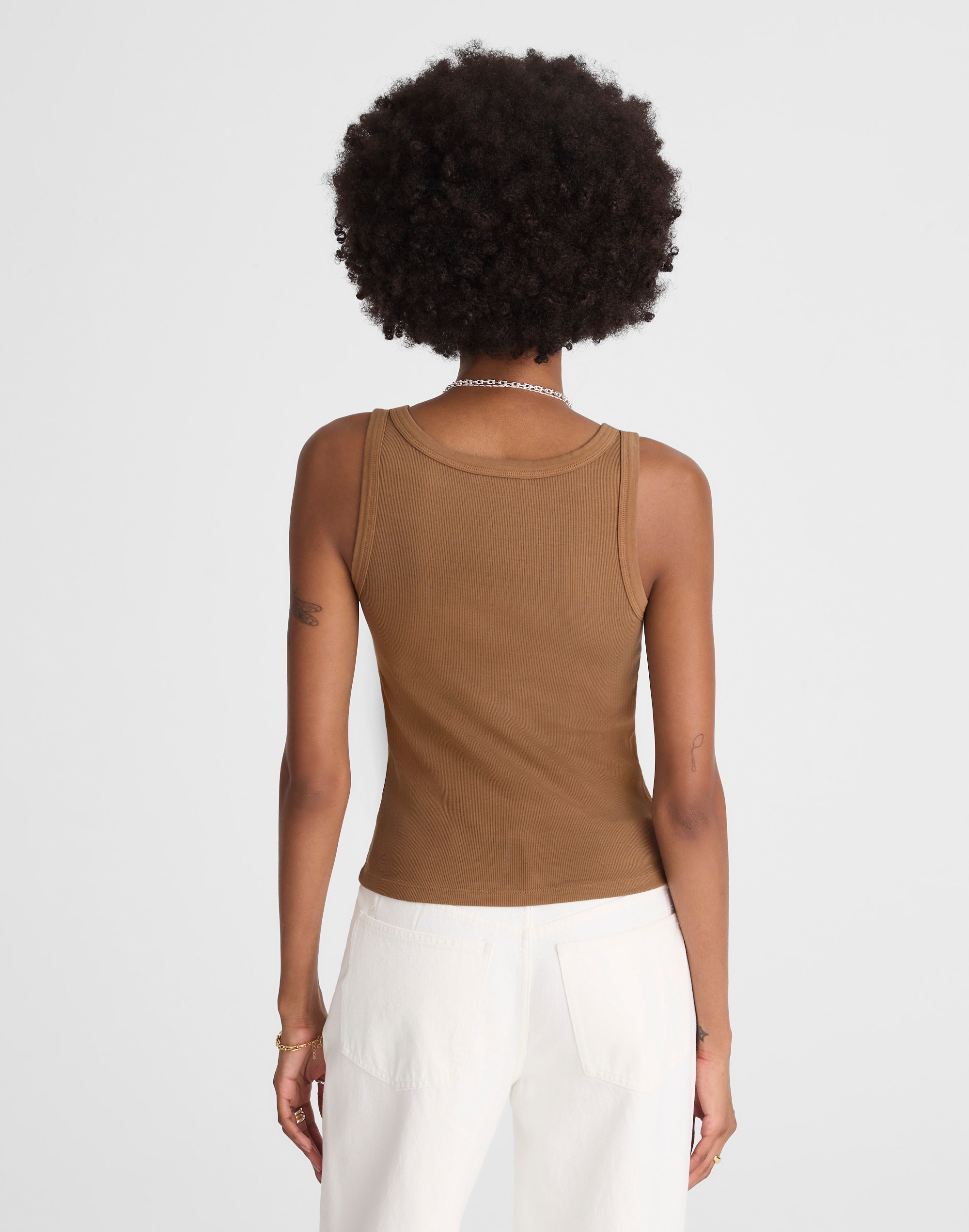 (Re)generative Cotton Essential High-Neck Tank