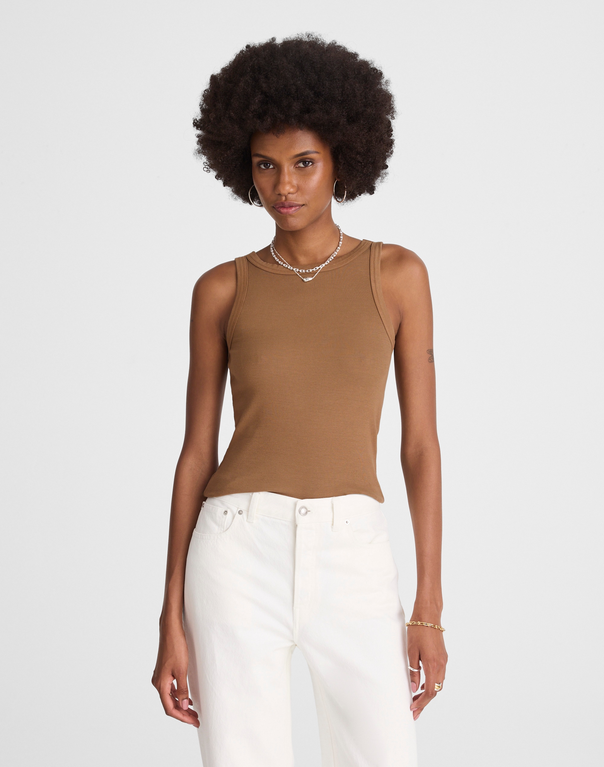 (Re)generative Cotton Essential High-Neck Tank