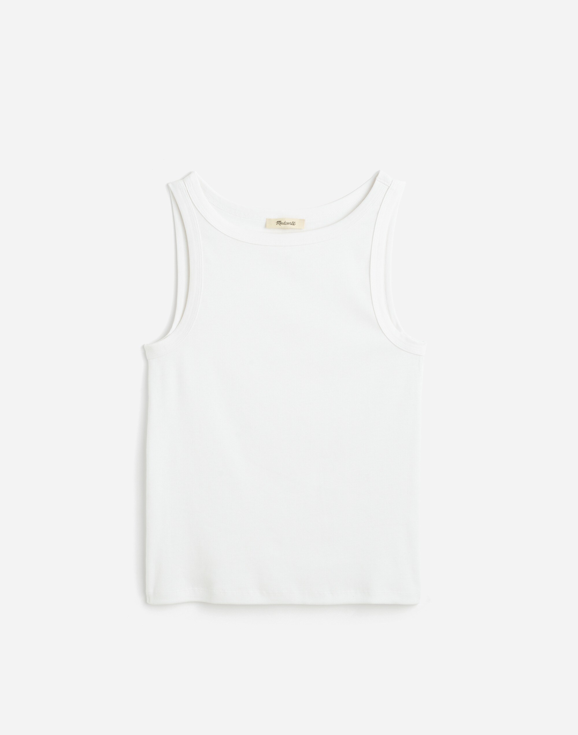 (Re)generative Cotton Essential High-Neck Tank