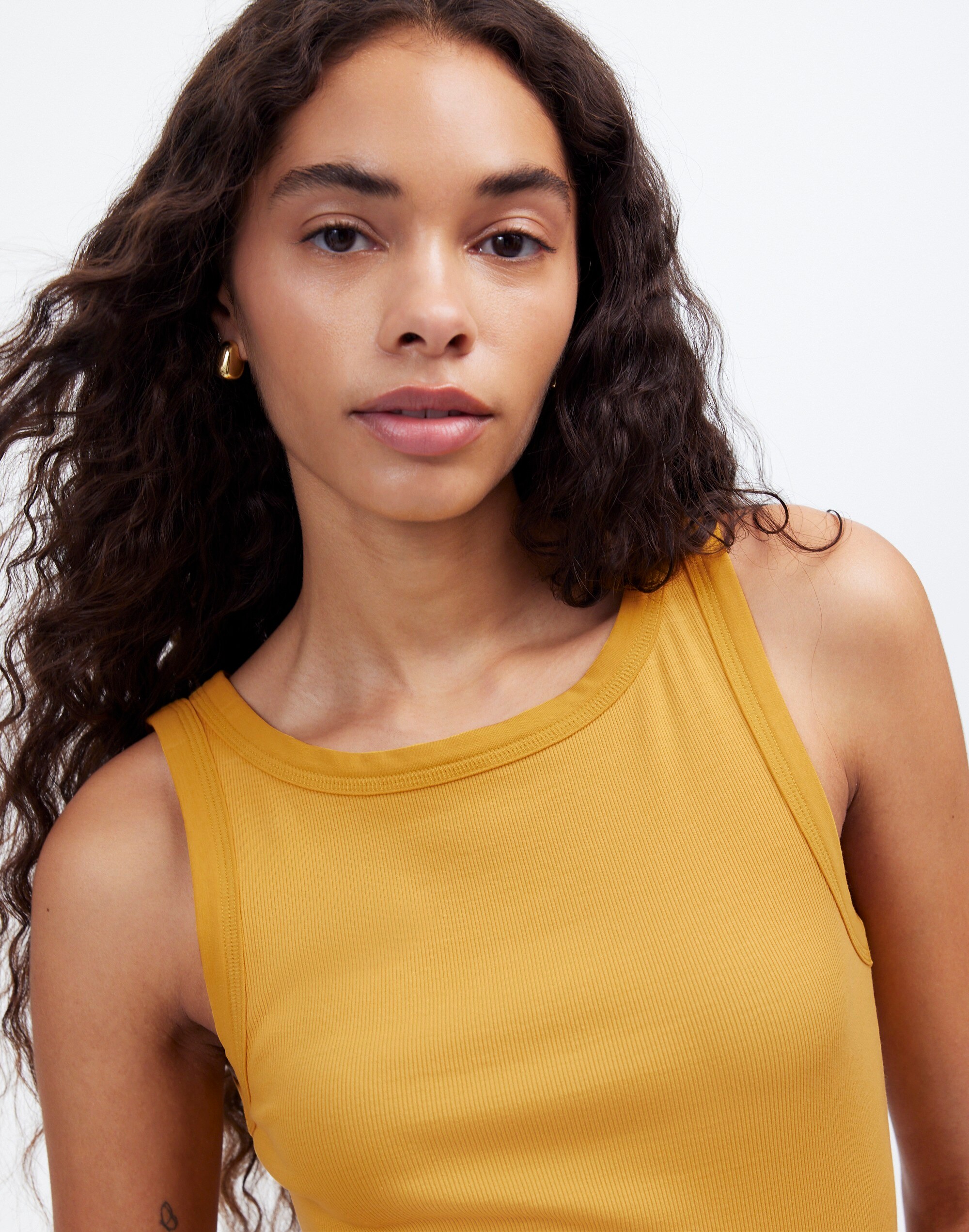 (Re)generative Cotton Essential High-Neck Tank