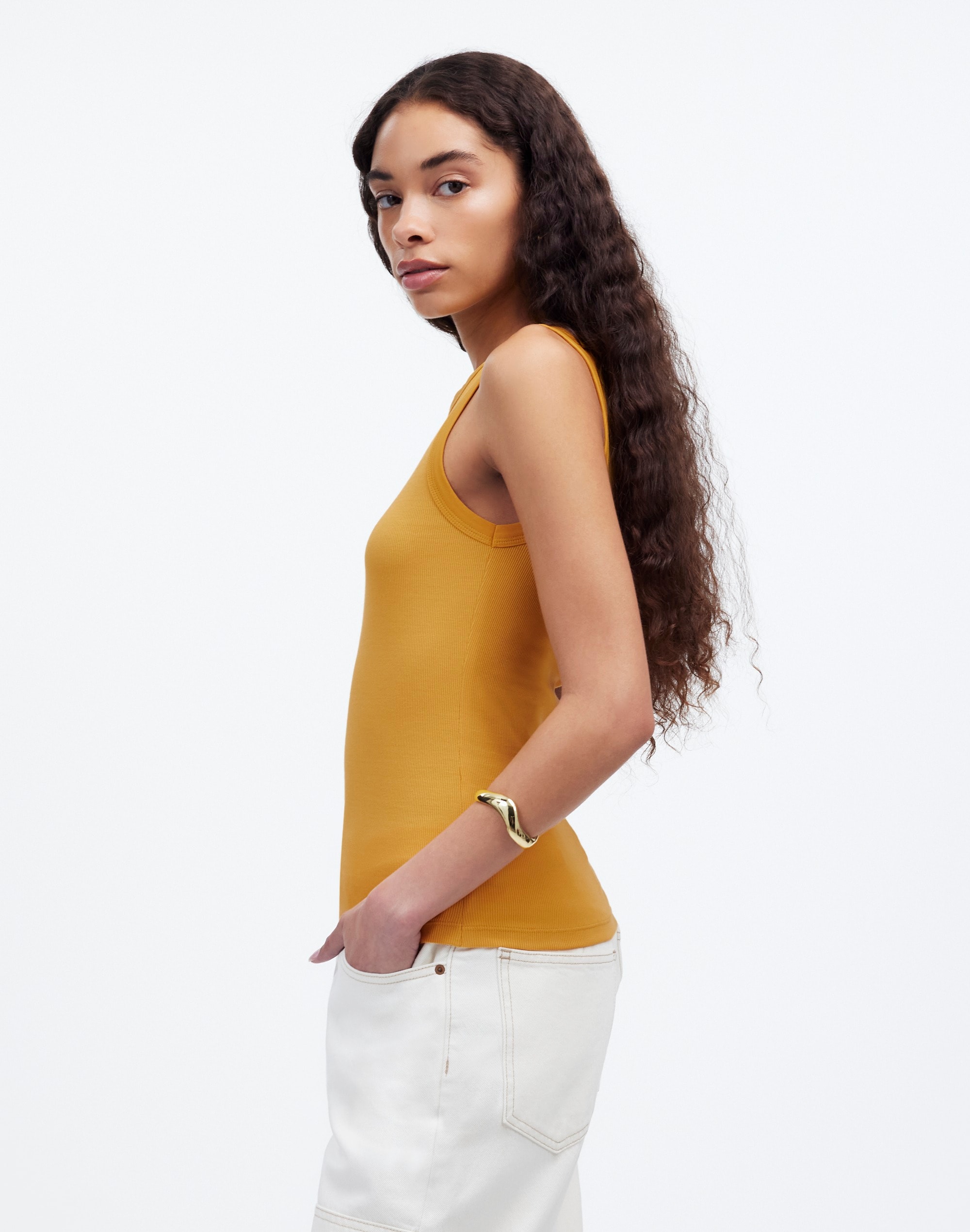 (Re)generative Cotton Essential High-Neck Tank