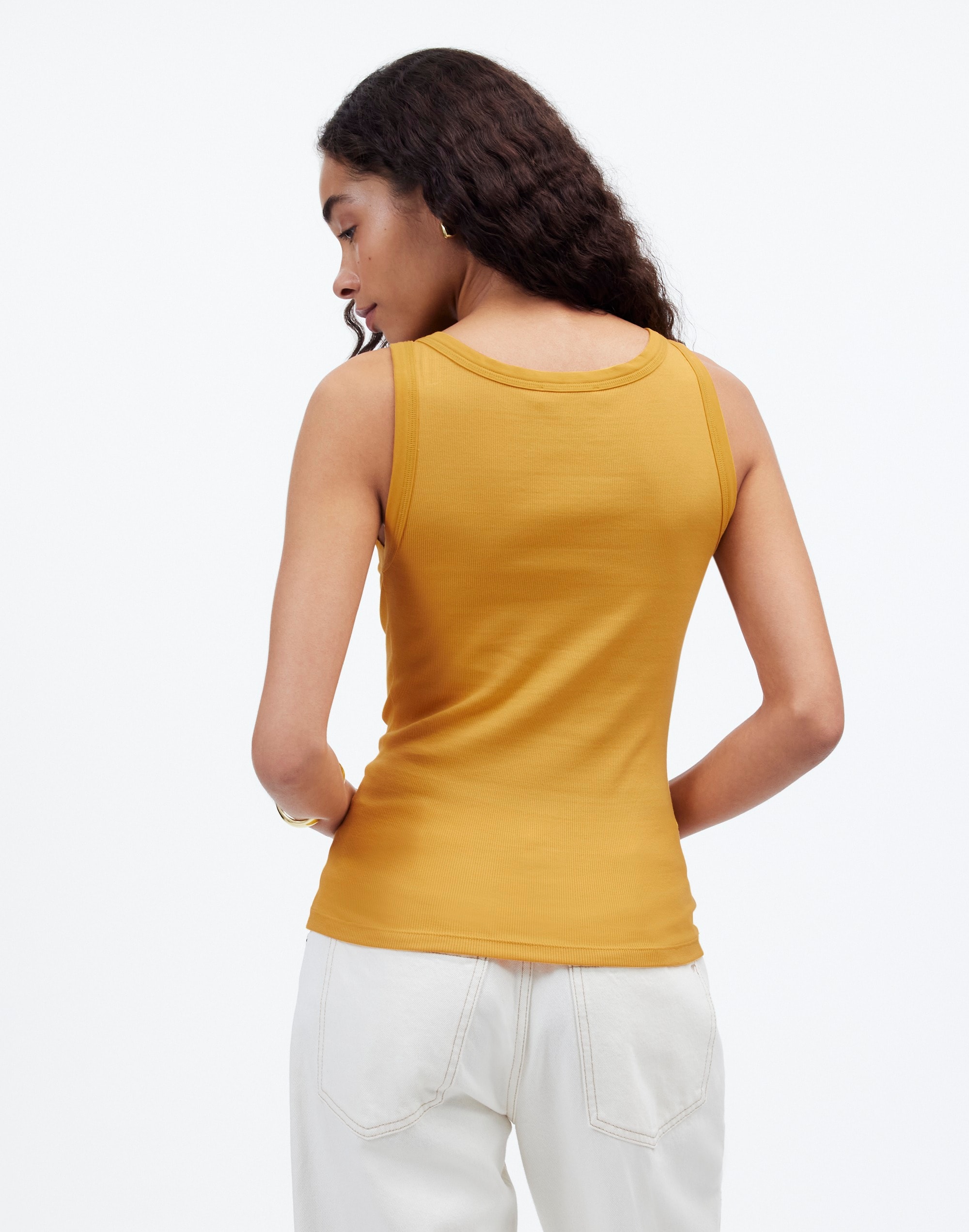 (Re)generative Cotton Essential High-Neck Tank