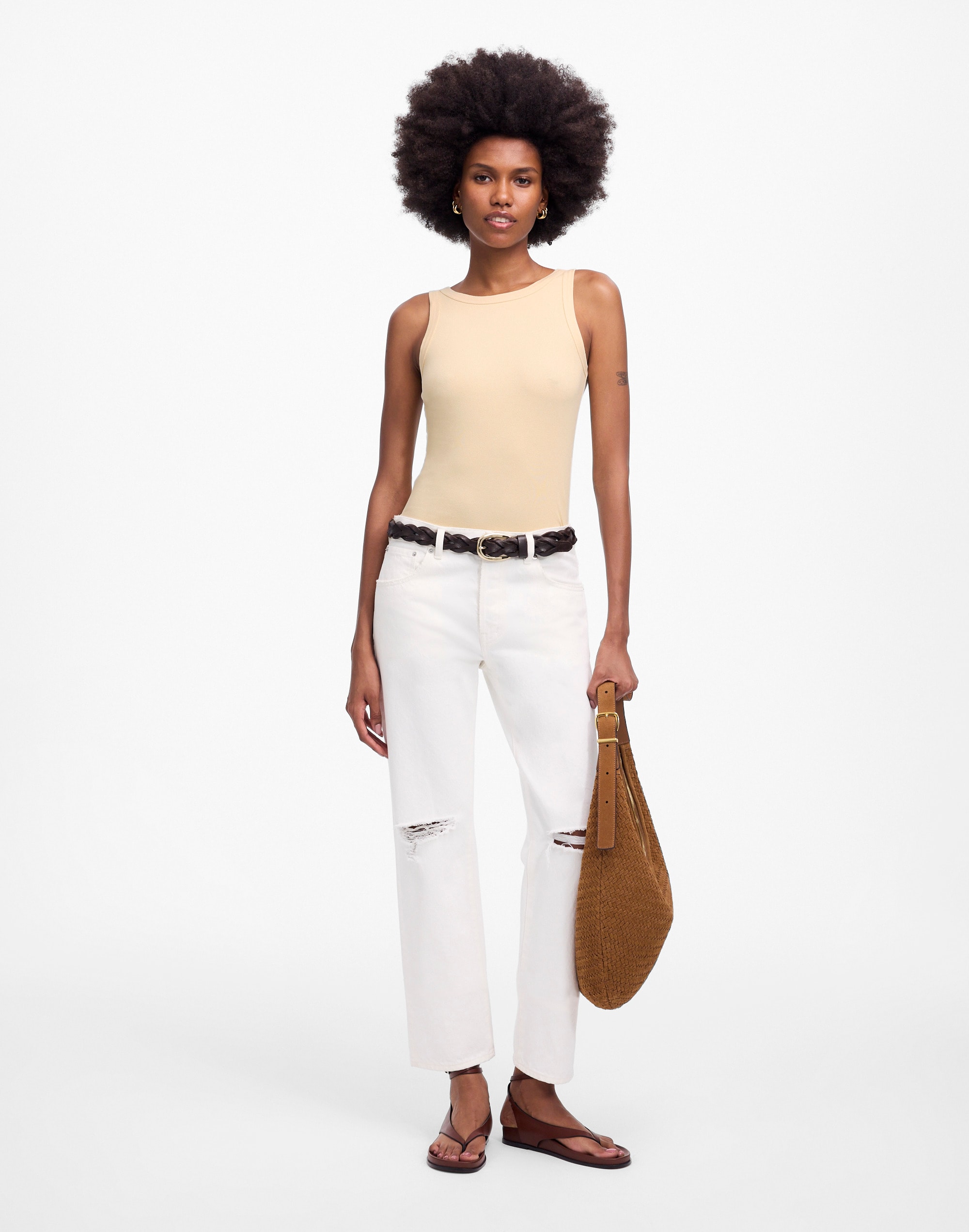 (Re)generative Cotton Essential High-Neck Tank