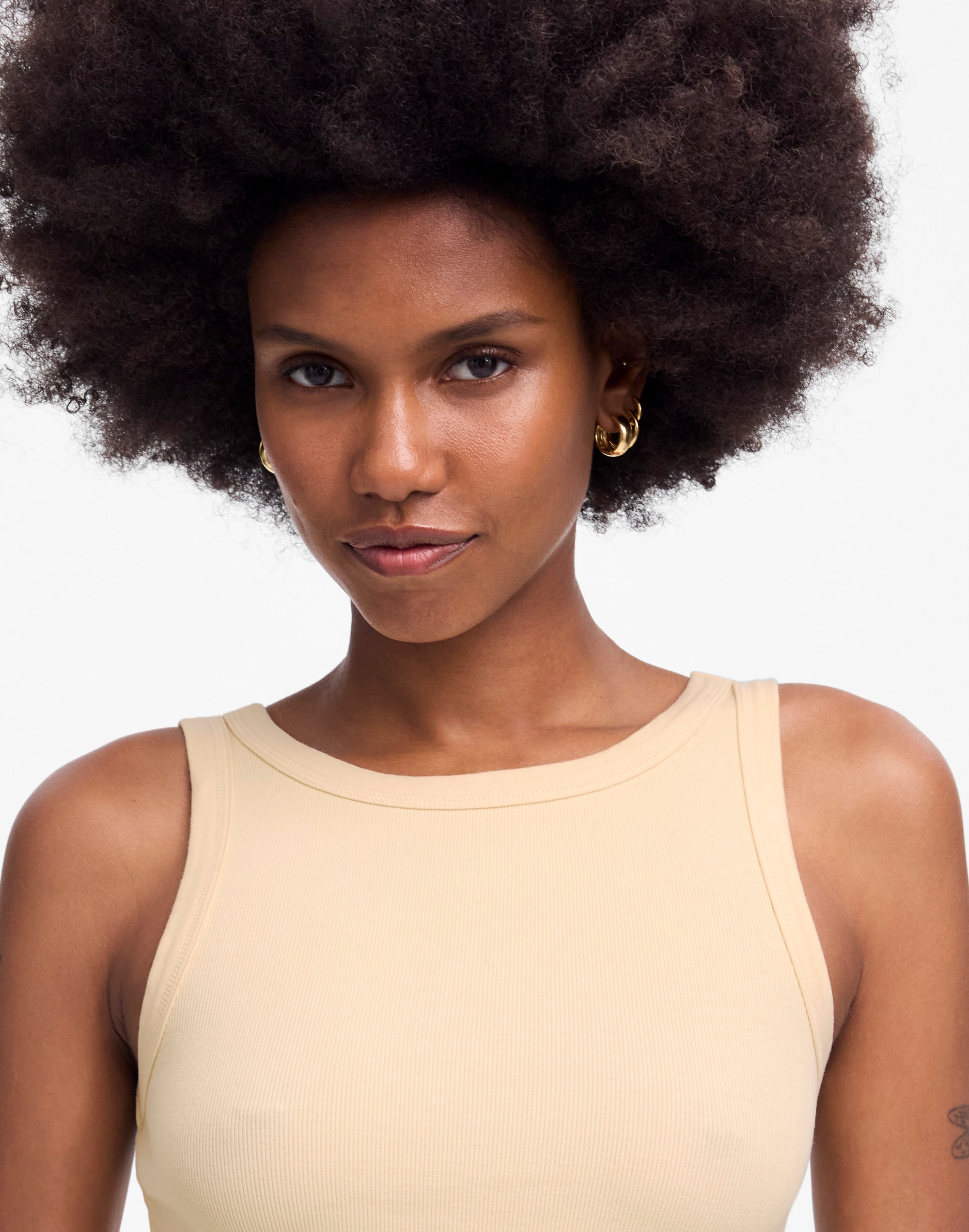 (Re)generative Cotton Essential High-Neck Tank