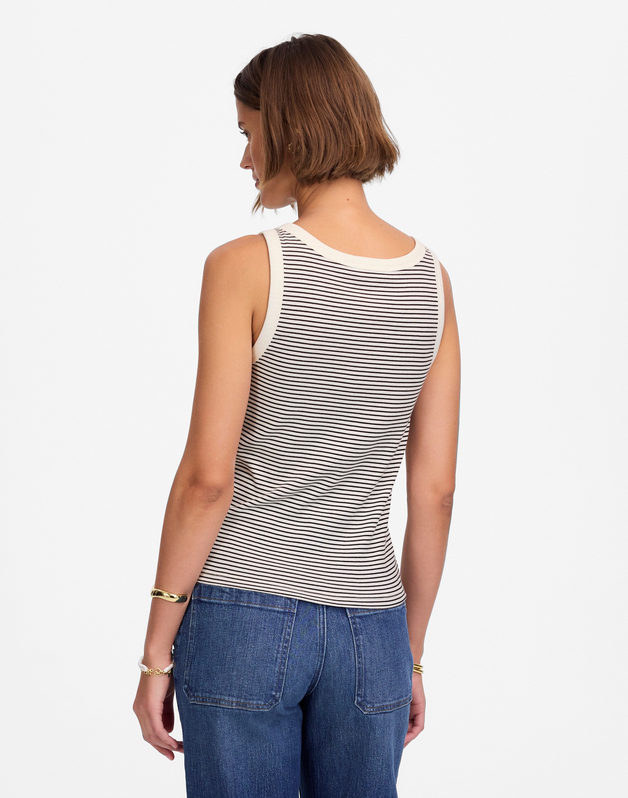 (Re)generative Cotton Essential High-Neck Tank