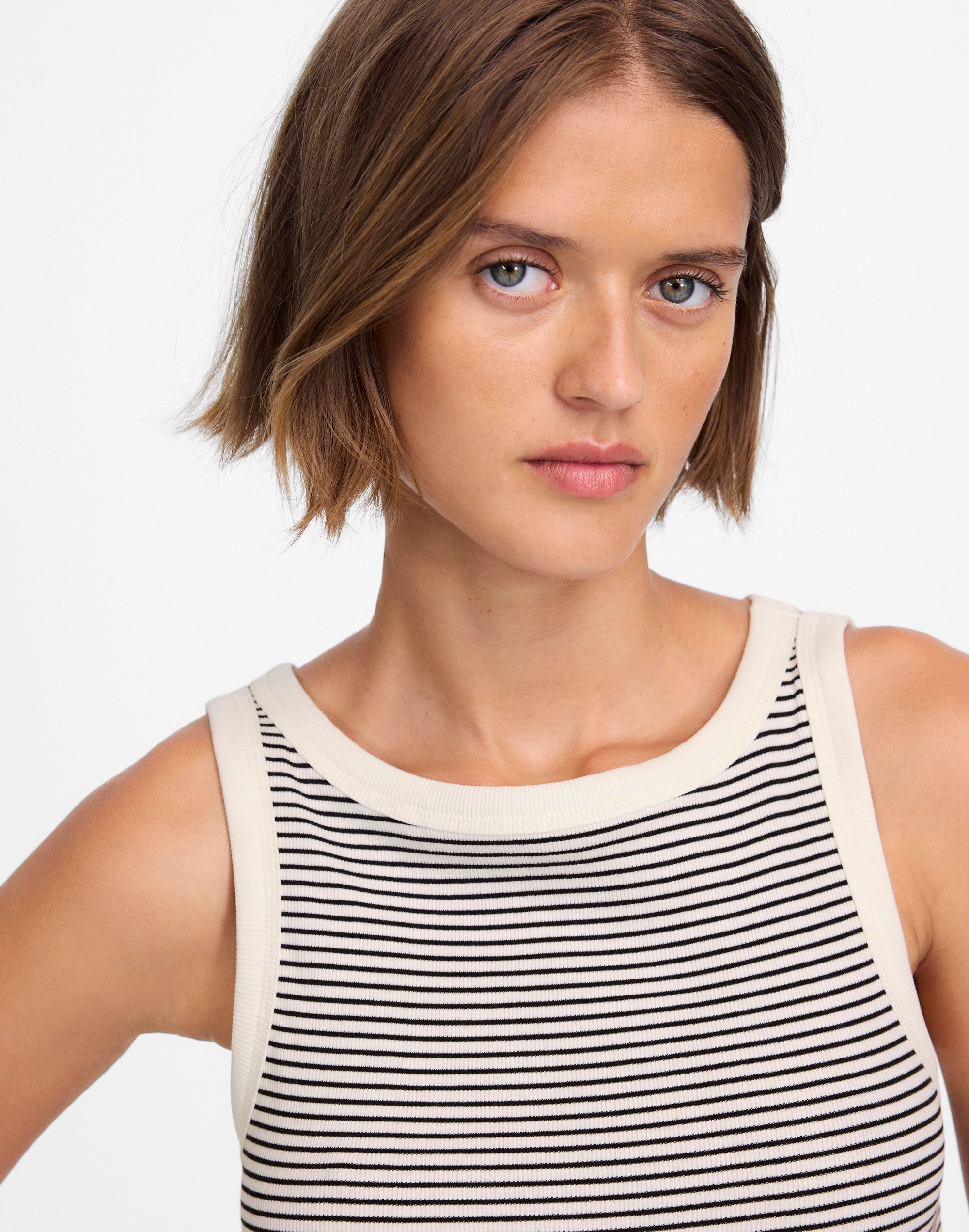 (Re)generative Cotton Essential High-Neck Tank