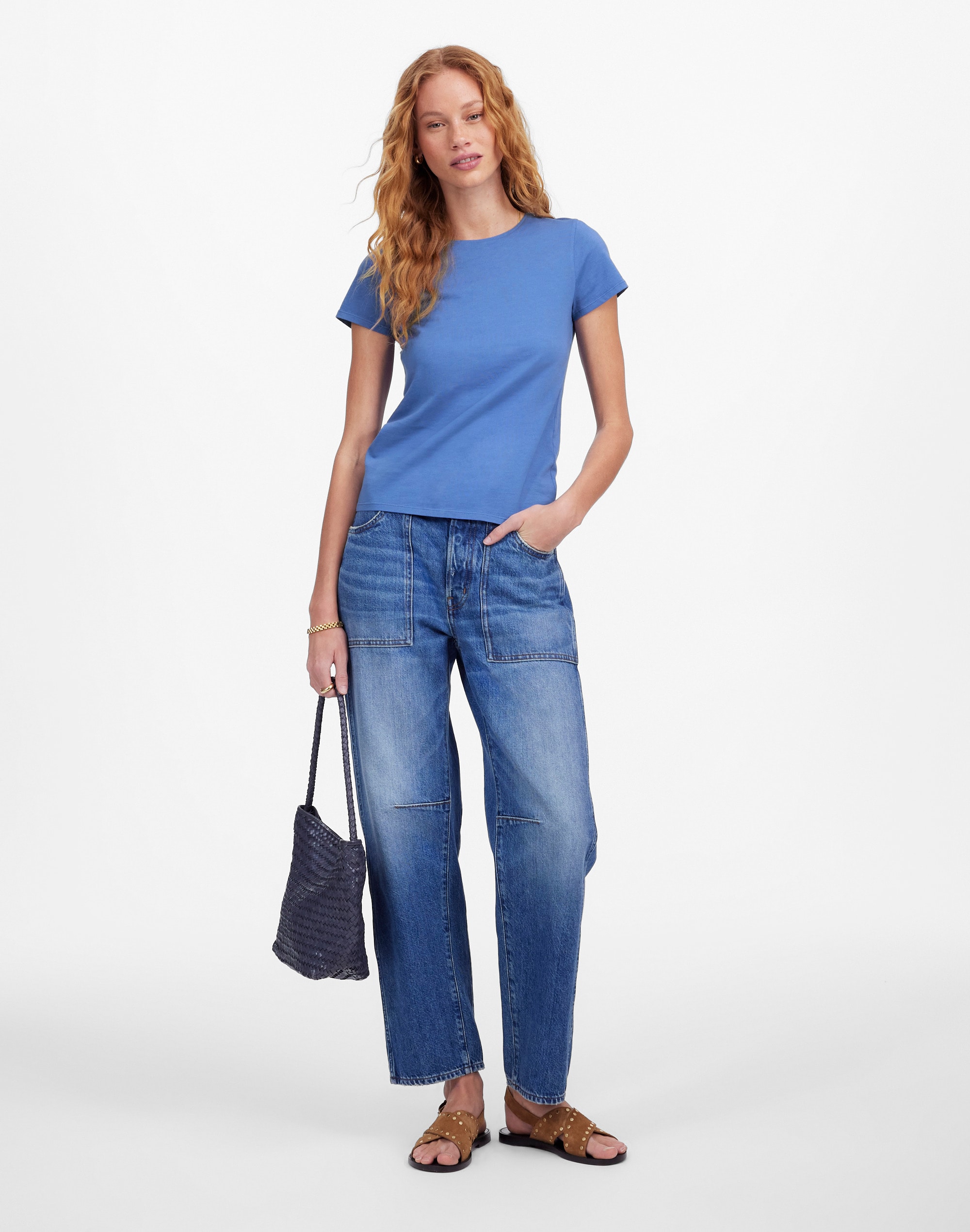 Essential Slim Tee in Lightweight Cotton