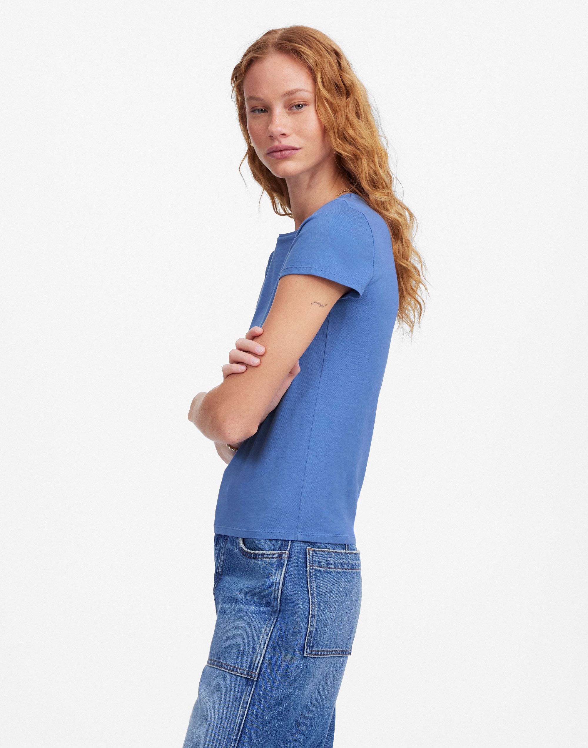 Essential Slim Tee in Lightweight Cotton