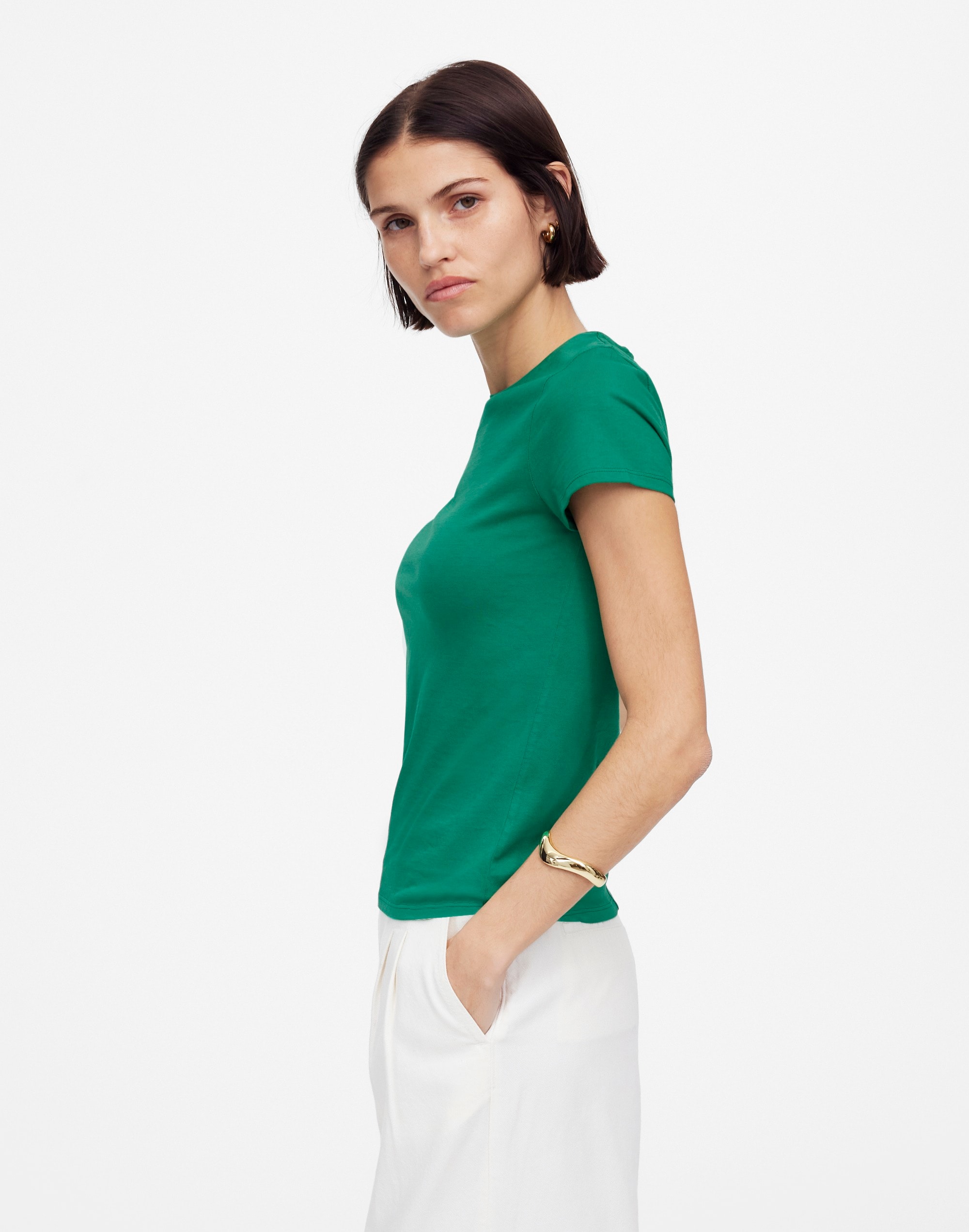 Essential Slim Tee in Lightweight Cotton