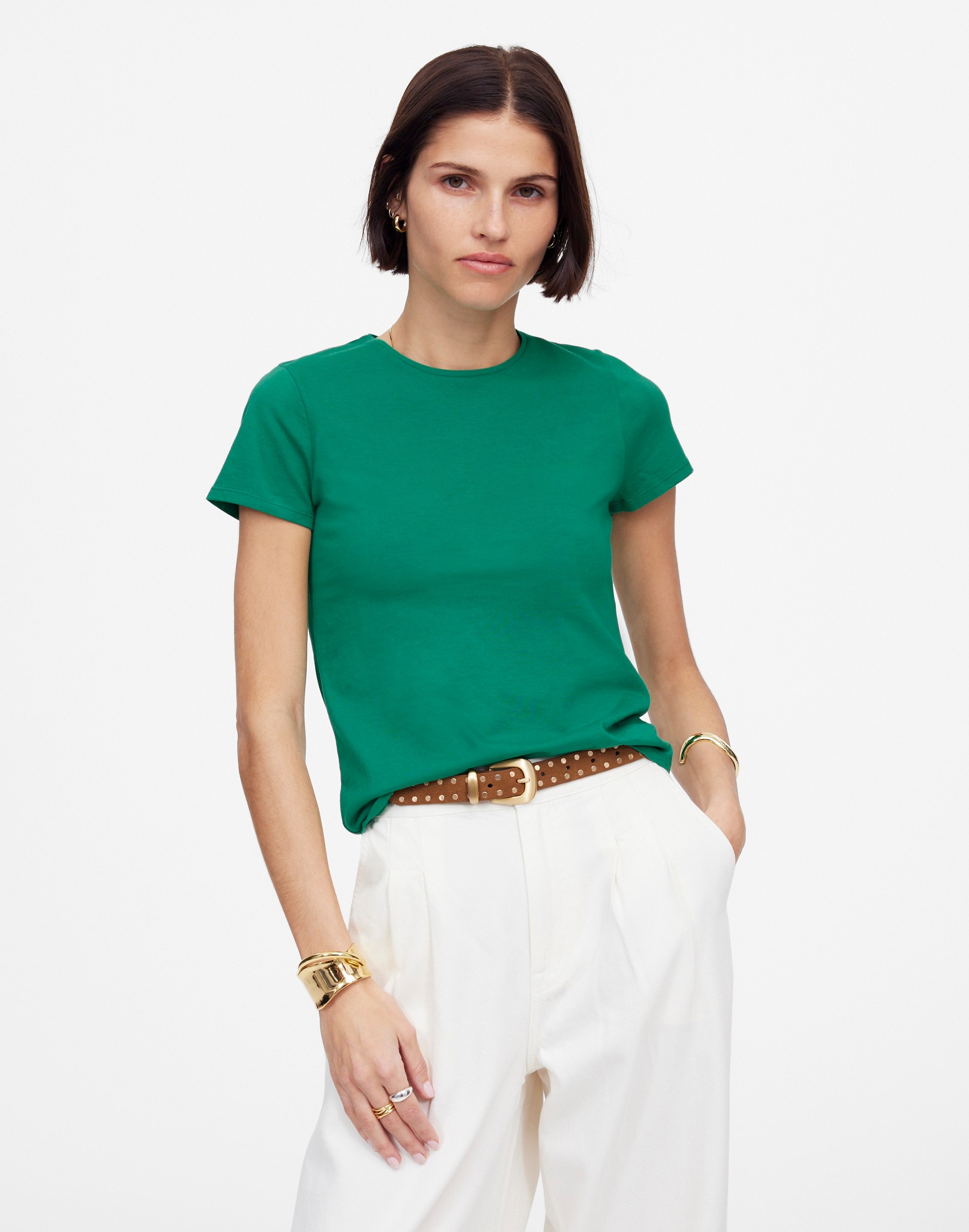 Essential Slim Tee Lightweight Cotton | Madewell