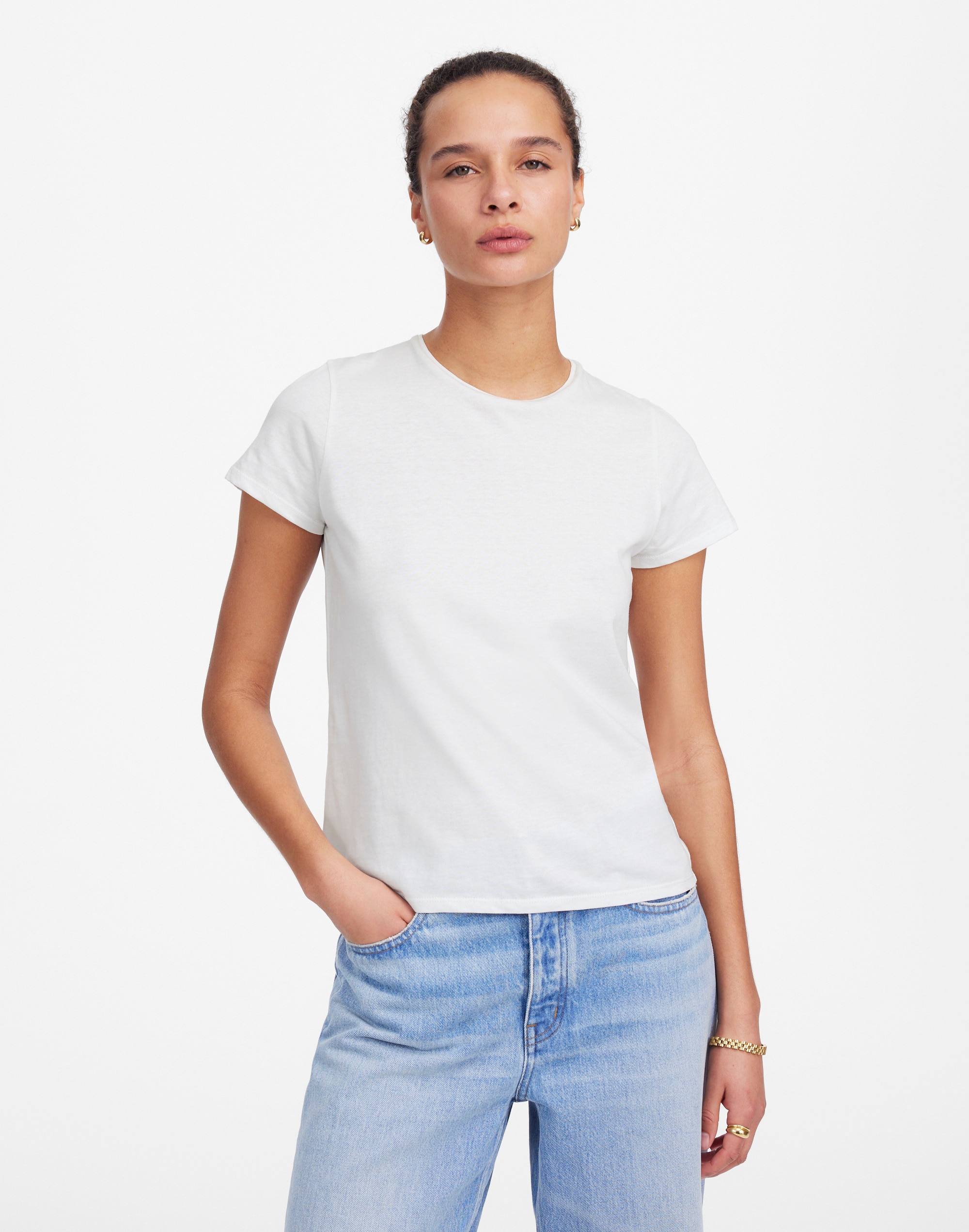 Essential Slim Tee in Lightweight Cotton