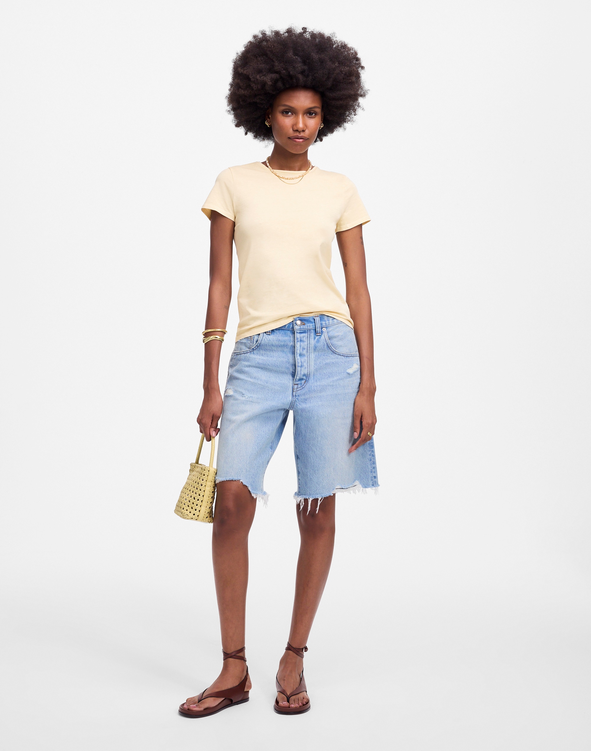 Essential Slim Tee in Lightweight Cotton