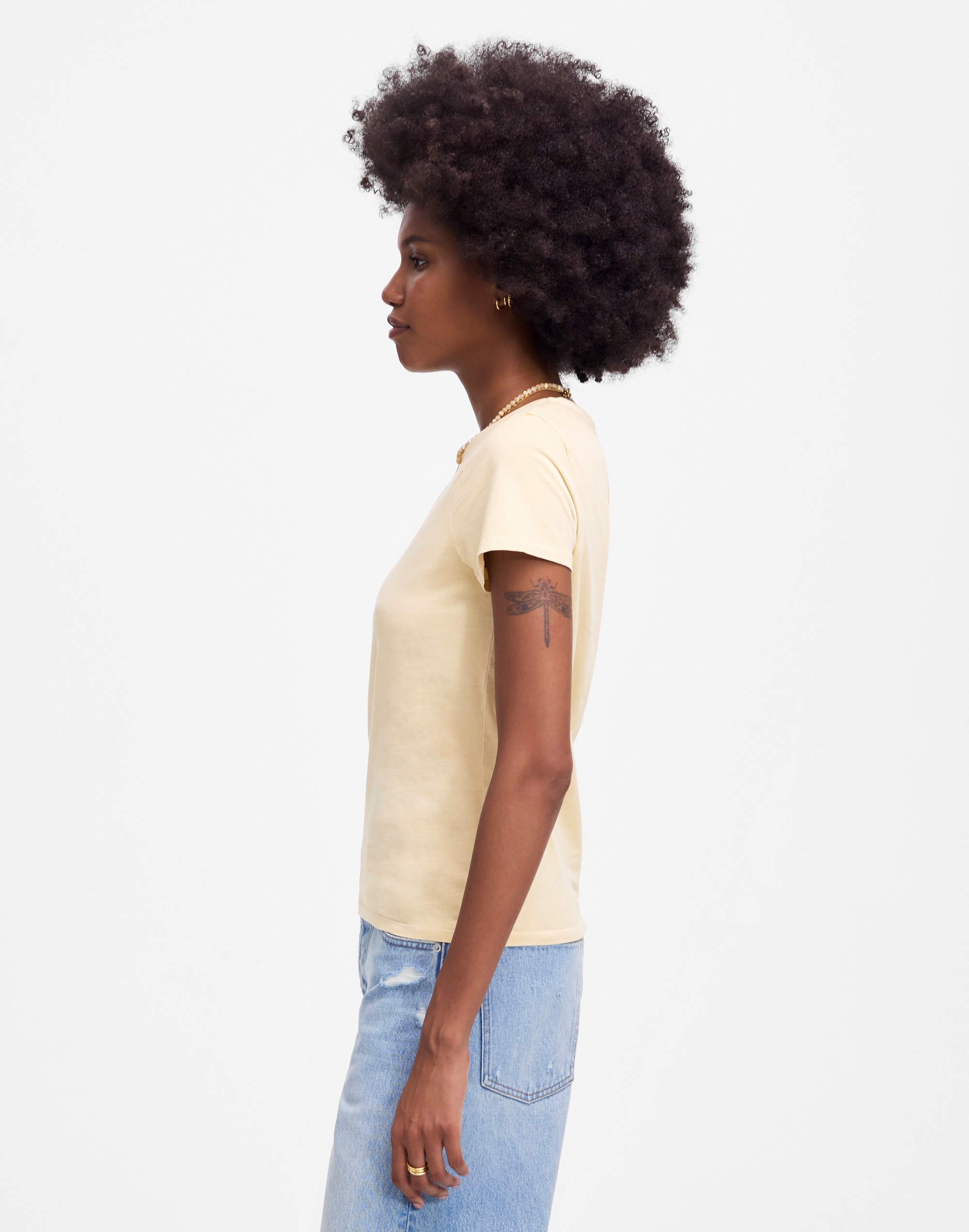 Essential Slim Tee in Lightweight Cotton