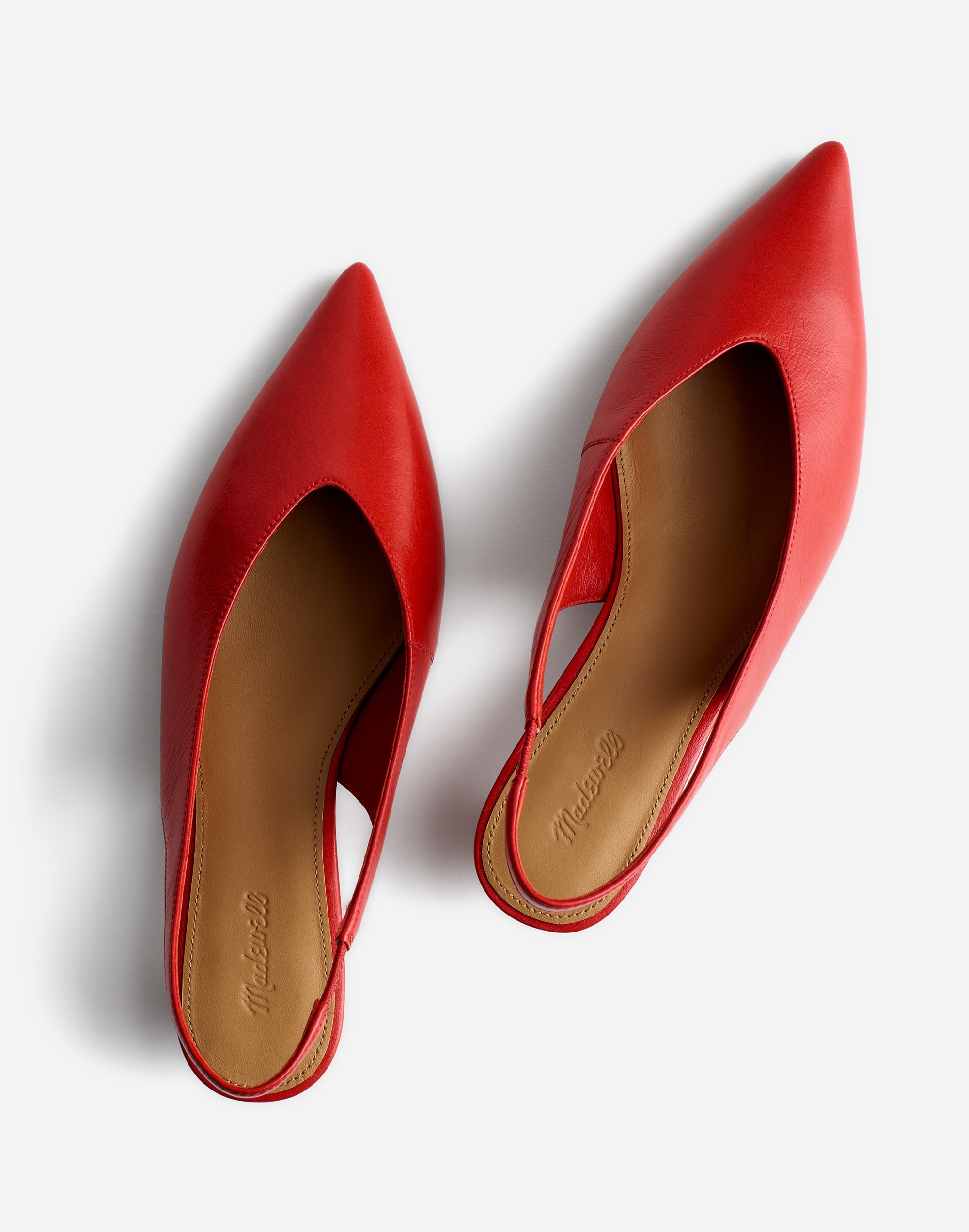 The Simone Kitten-Heel Slingback Pumps