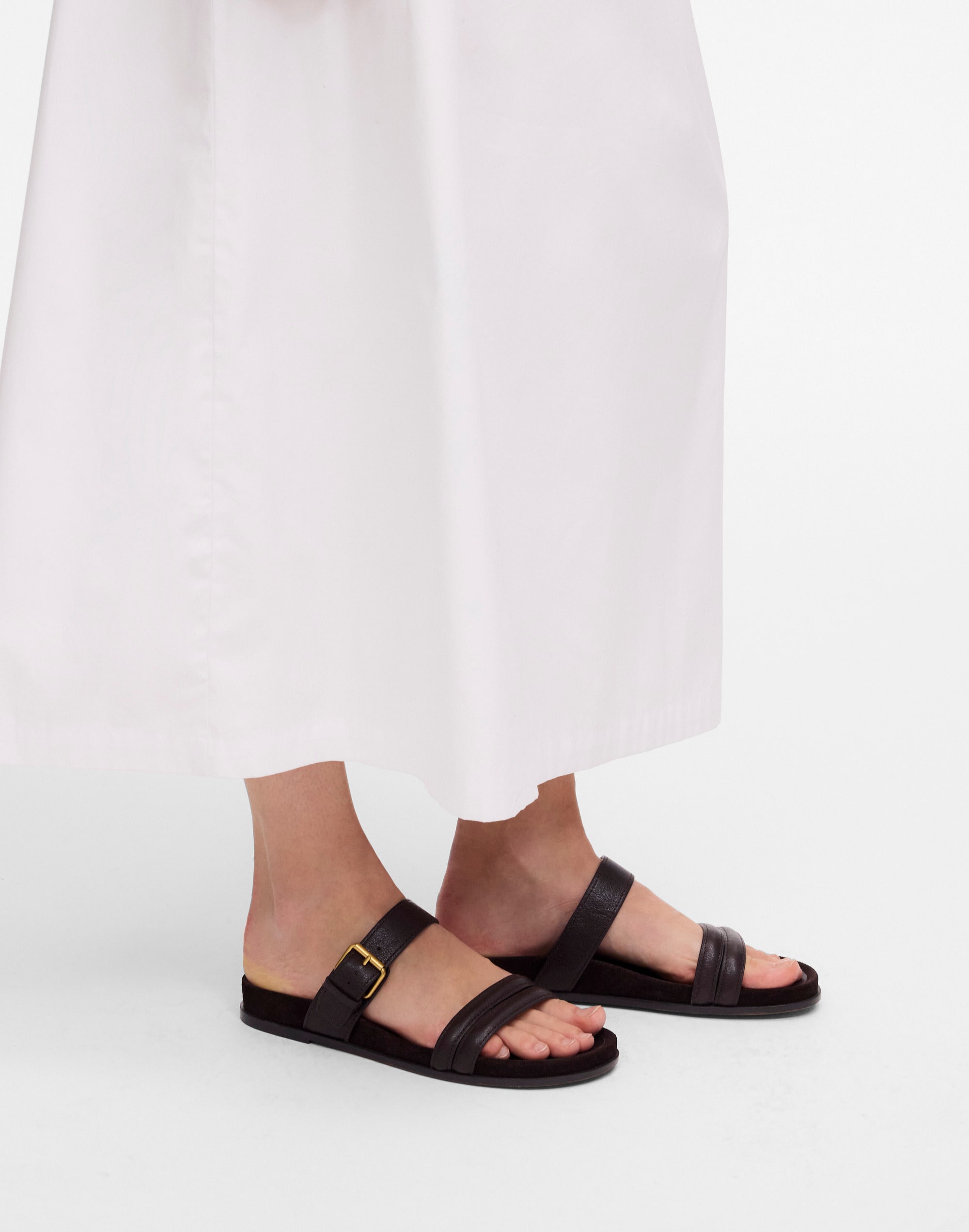 The Dara Double-Strap Slide Sandal