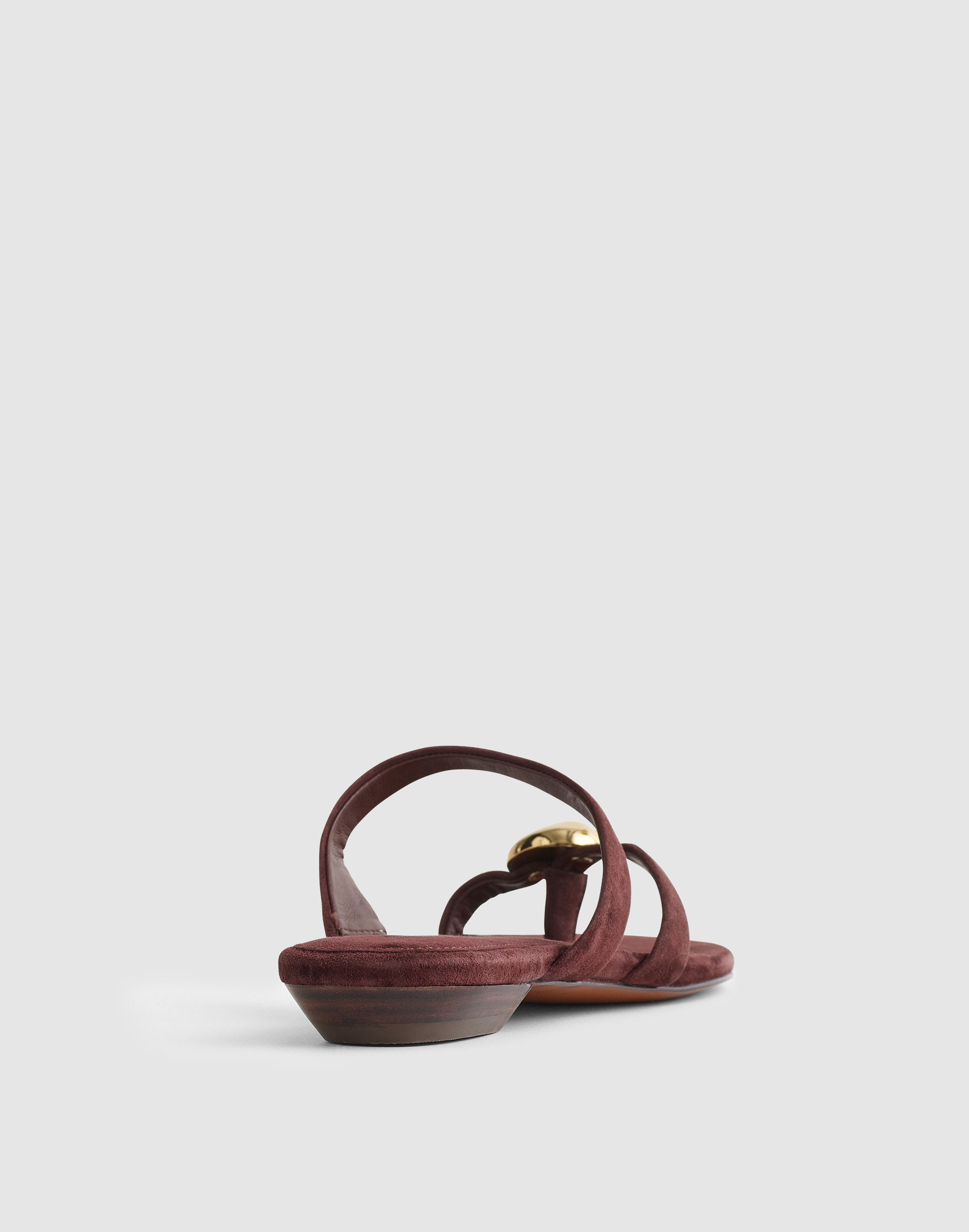 The Mila Organic Hardware Thong Slide Sandal