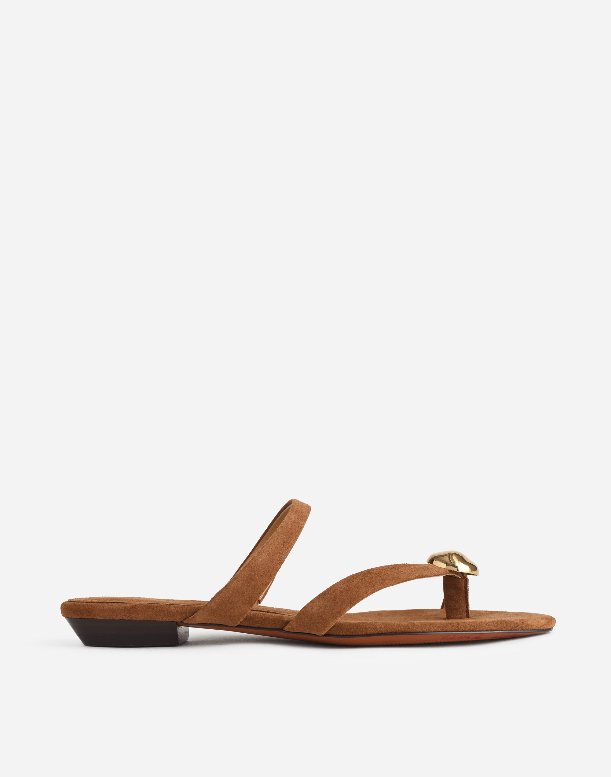 The Mila Organic Hardware Thong Slide Sandal