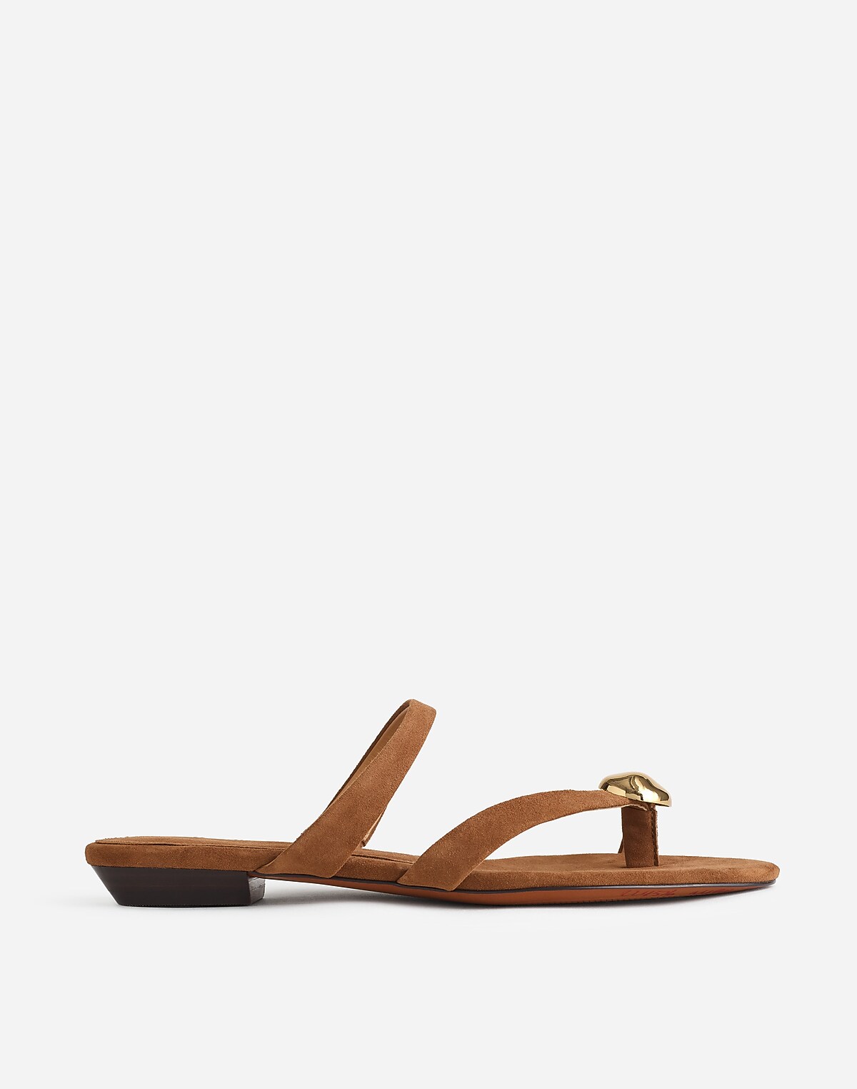 The Mila Organic Hardware Thong Slide Sandal