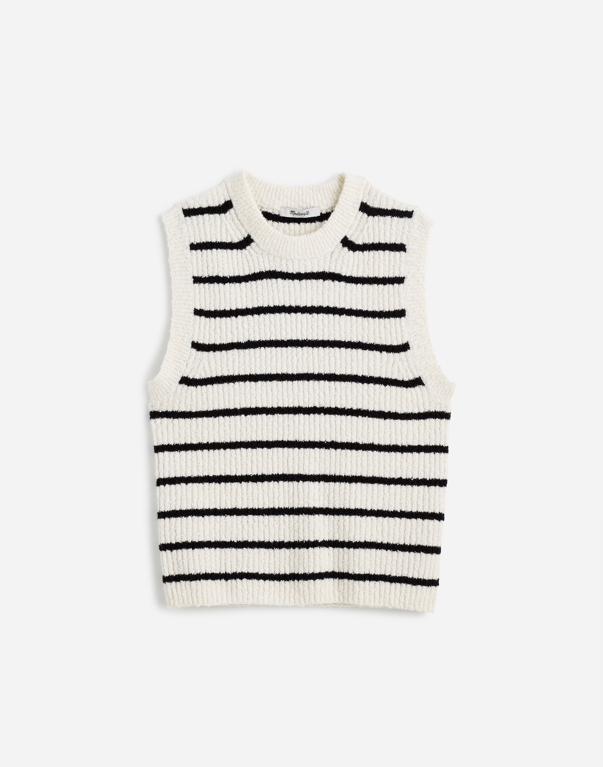 Boucl&eacute;-Knit Sweater Tank