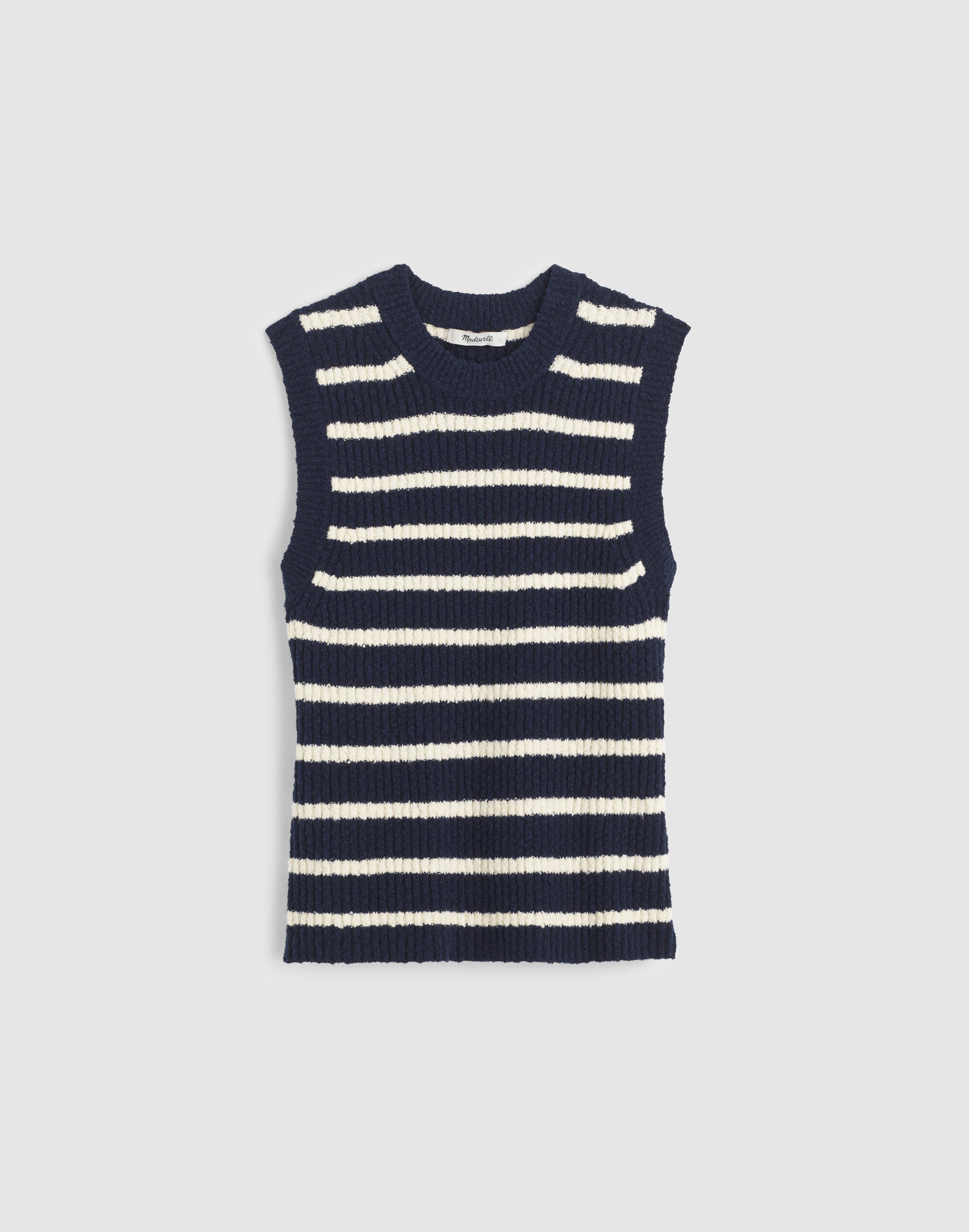 Boucl&eacute;-Knit Sweater Tank