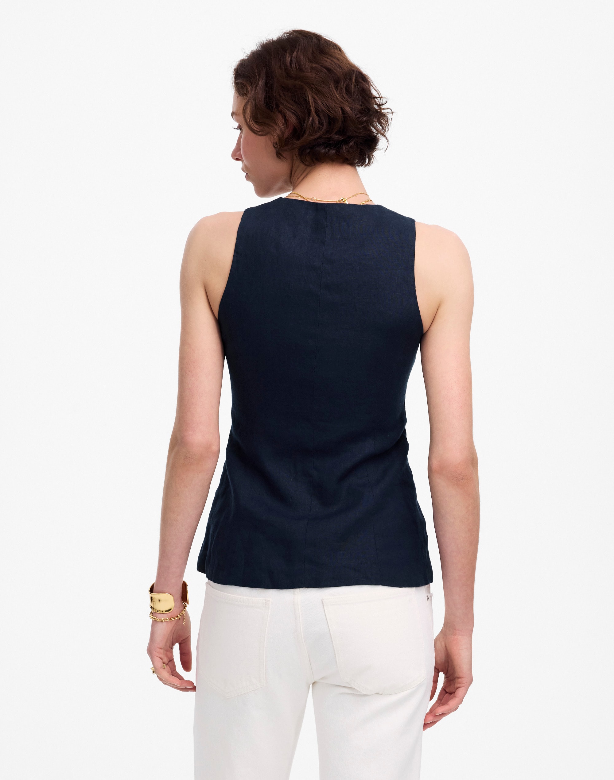 Scoopneck Cutaway Vest
